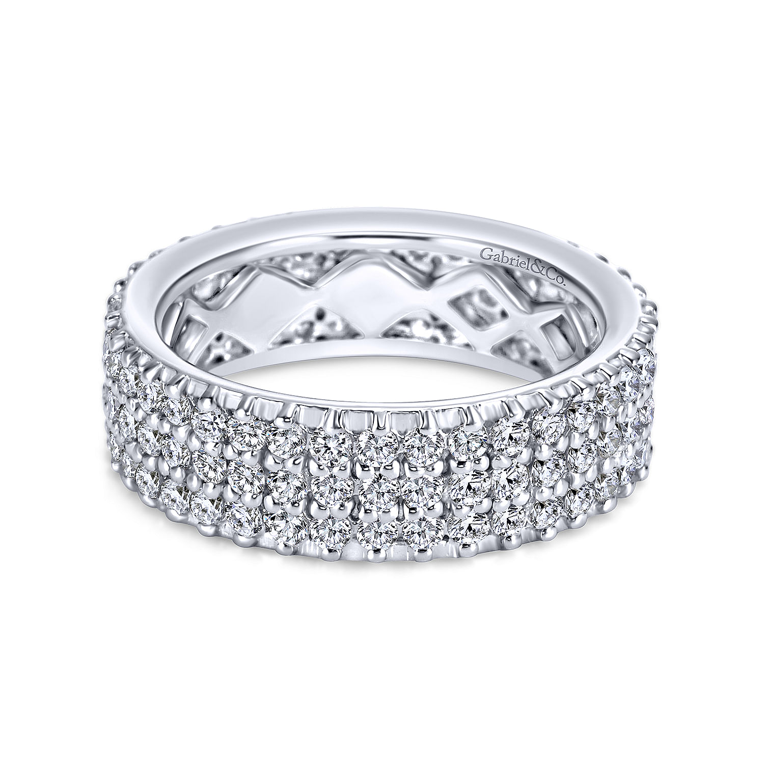 14k White Gold Diamond Eternity Band 14k White Gold Diamond Eternity Band