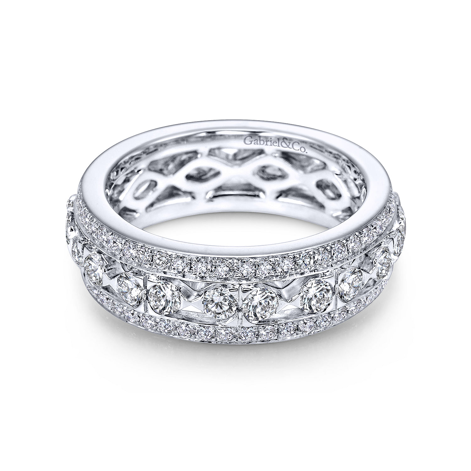 14k White Gold Diamond Eternity Band 14k White Gold Diamond Eternity Band