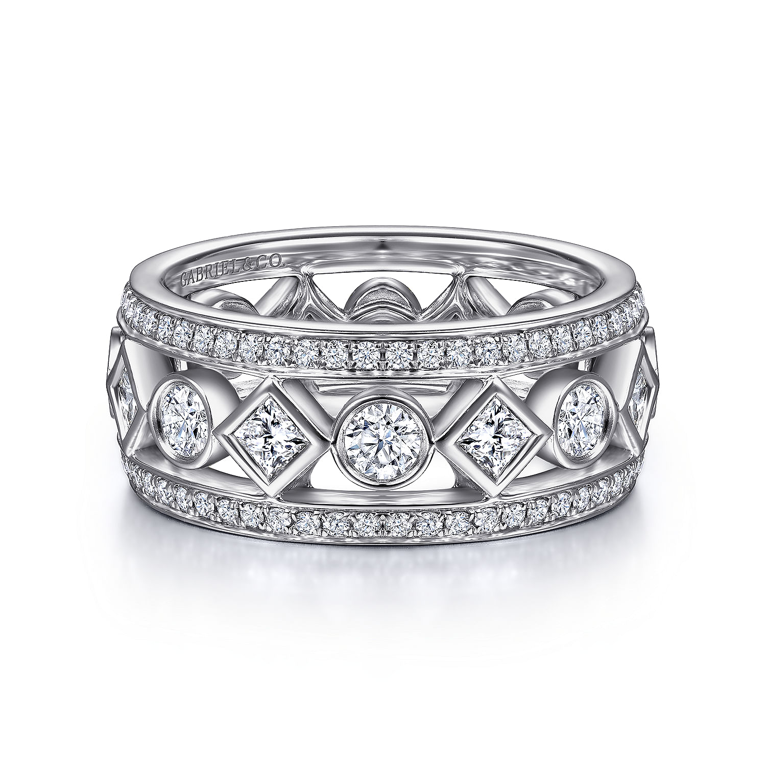 14k White Gold Diamond Eternity Band 14k White Gold Diamond Eternity Band