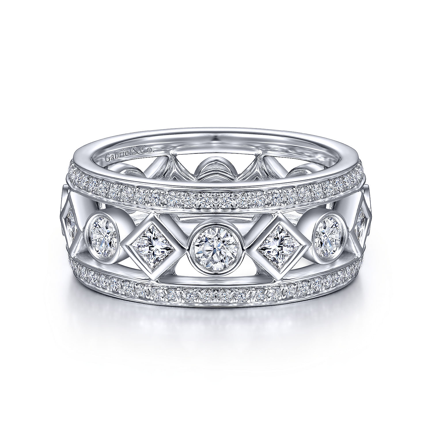 14k White Gold Diamond Eternity Band 14k White Gold Diamond Eternity Band