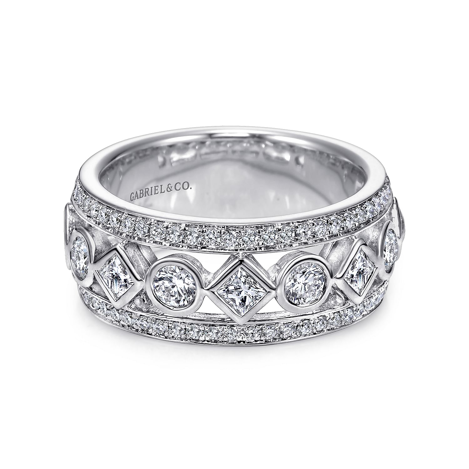 Diamond Bands - Anniversary Bands - Fancy Band - Gabriel & Co