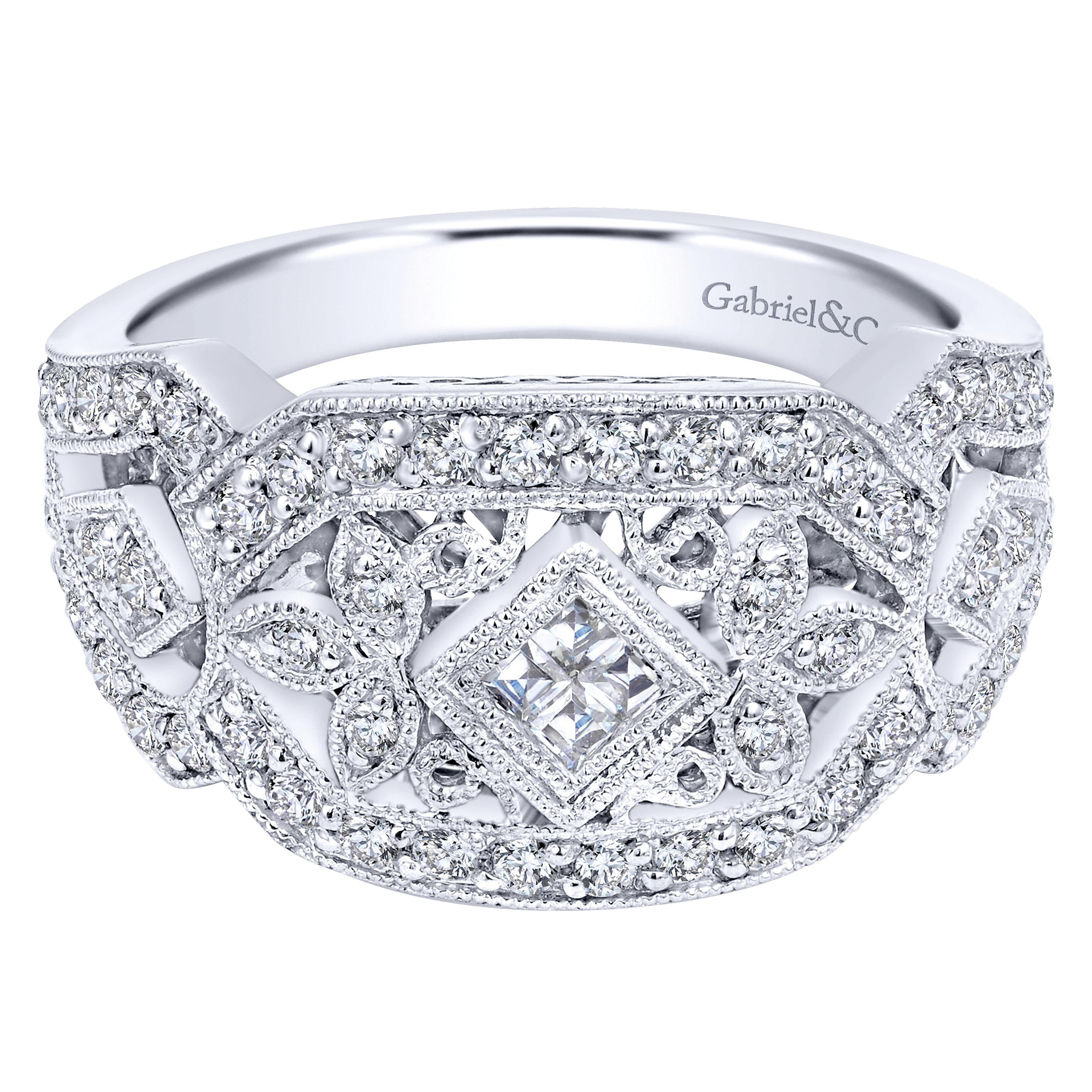 14k White Gold Diamond Fashion 14k White Gold Diamond Fashion