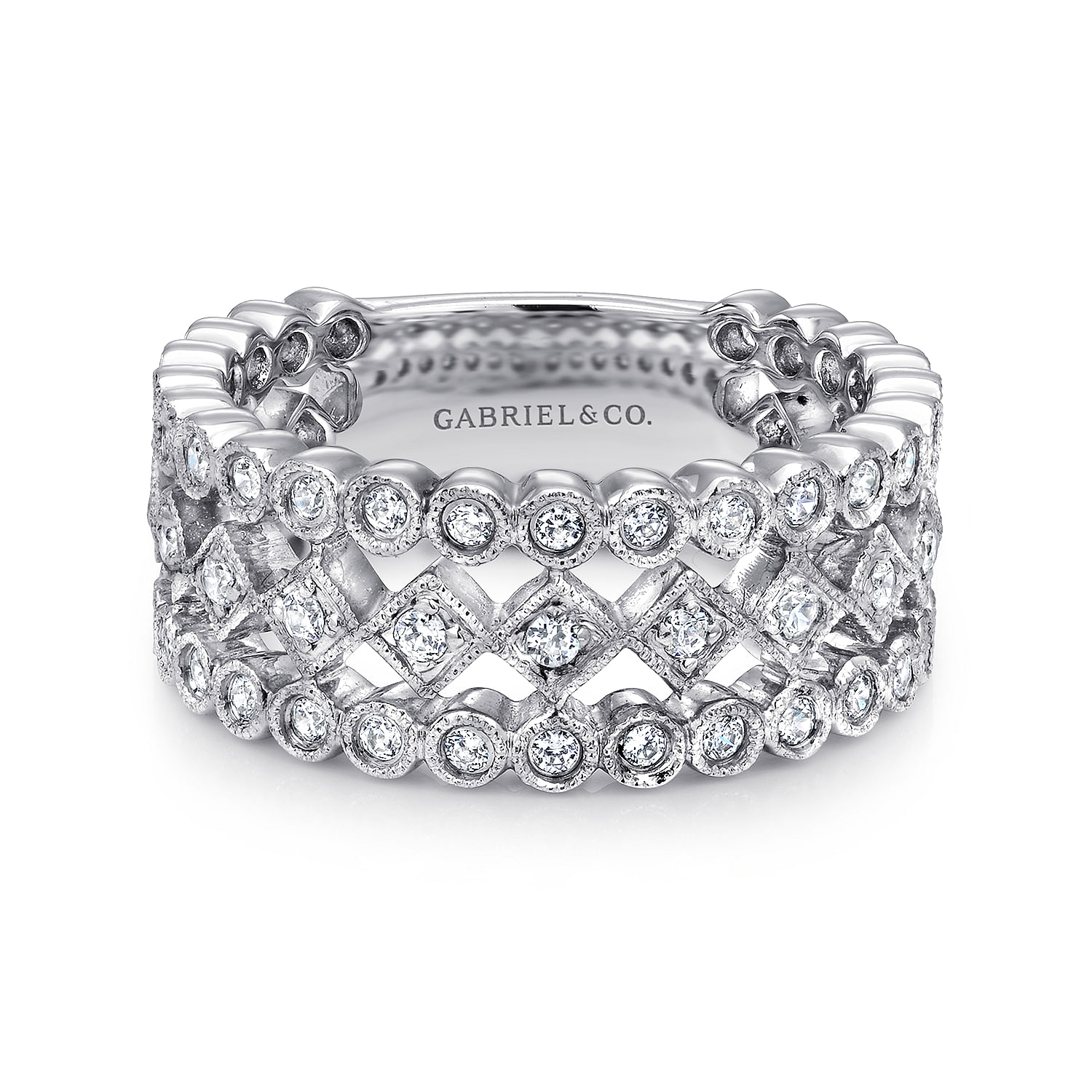 14k White Gold Diamond Fashion 14k White Gold Diamond Fashion