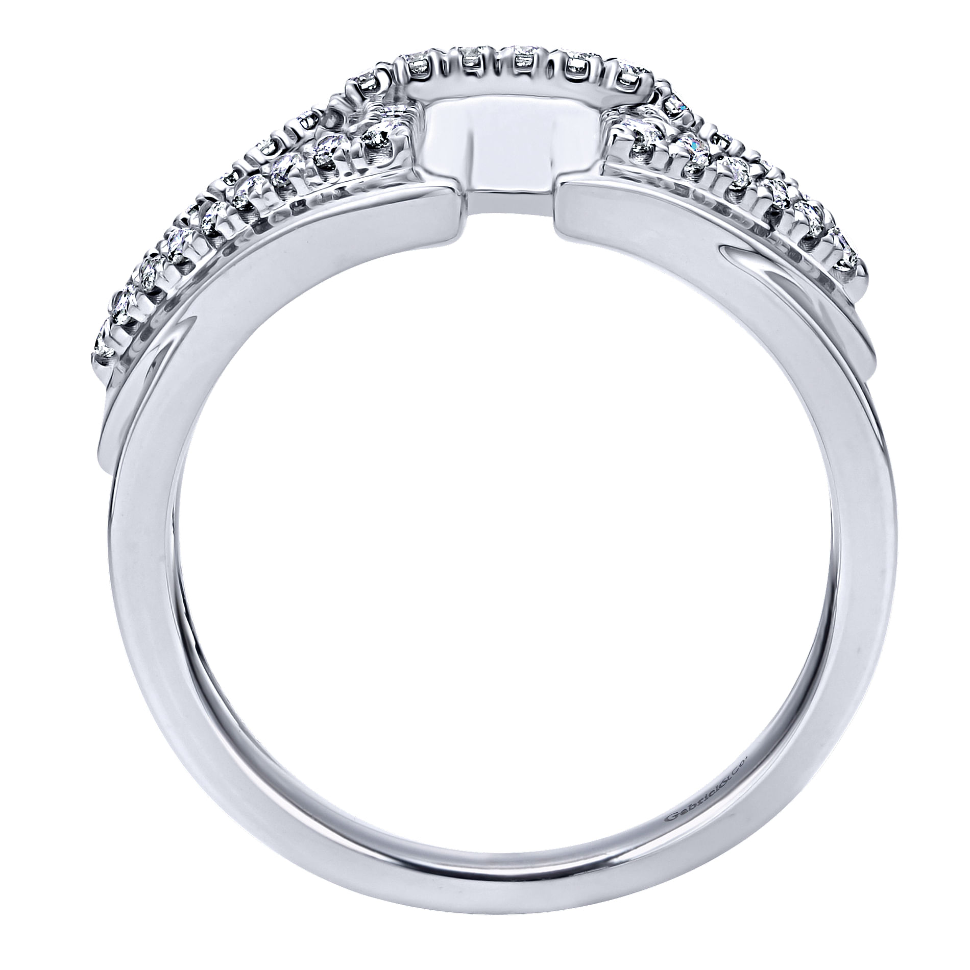 14k White Gold Diamond Fashion Ladies 14k White Gold Diamond Fashion Ladies