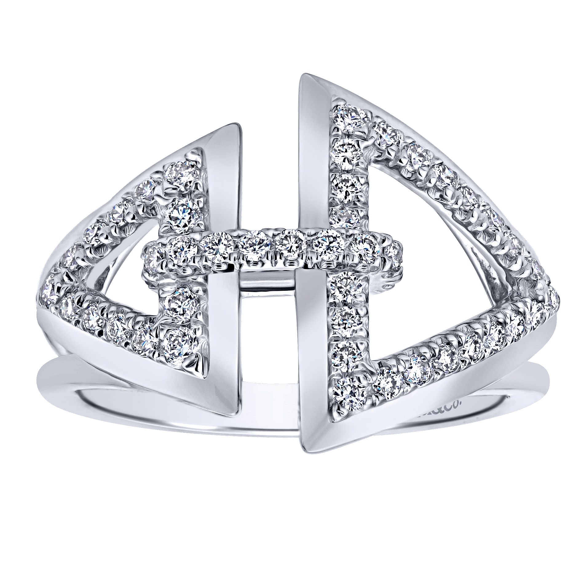 14k White Gold Diamond Fashion Ladies 14k White Gold Diamond Fashion Ladies