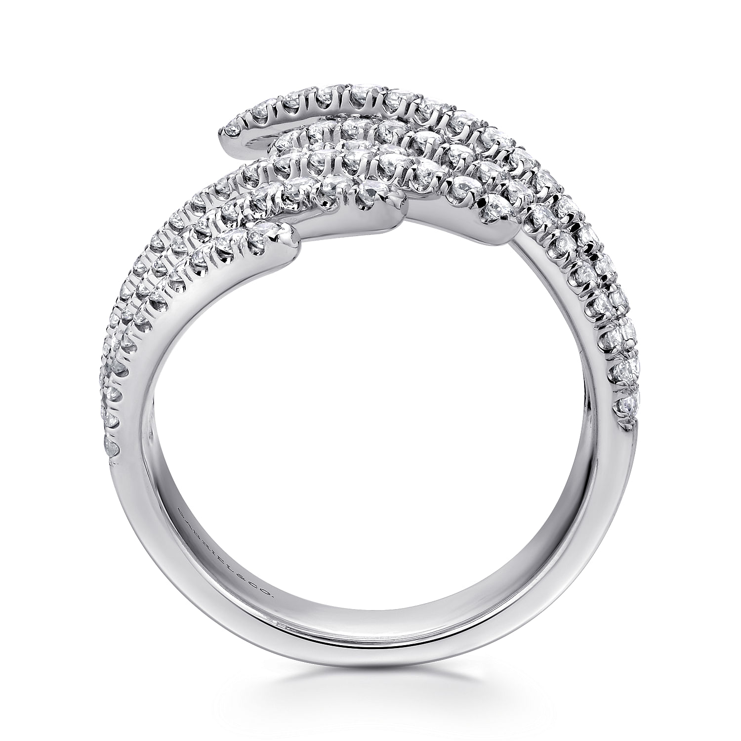 14k White Gold Diamond Fashion Ladies 14k White Gold Diamond Fashion Ladies