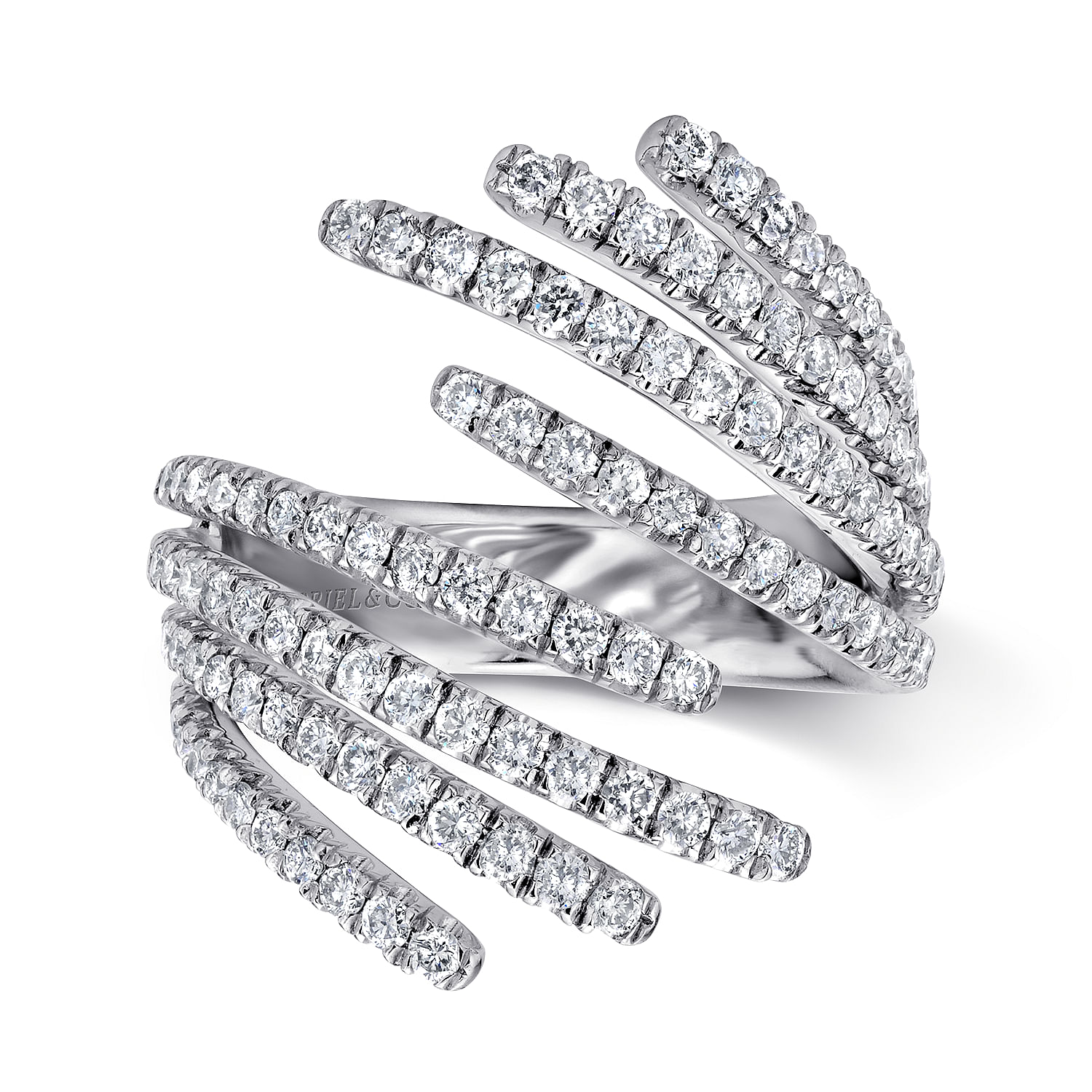 14k White Gold Diamond Fashion Ladies 14k White Gold Diamond Fashion Ladies