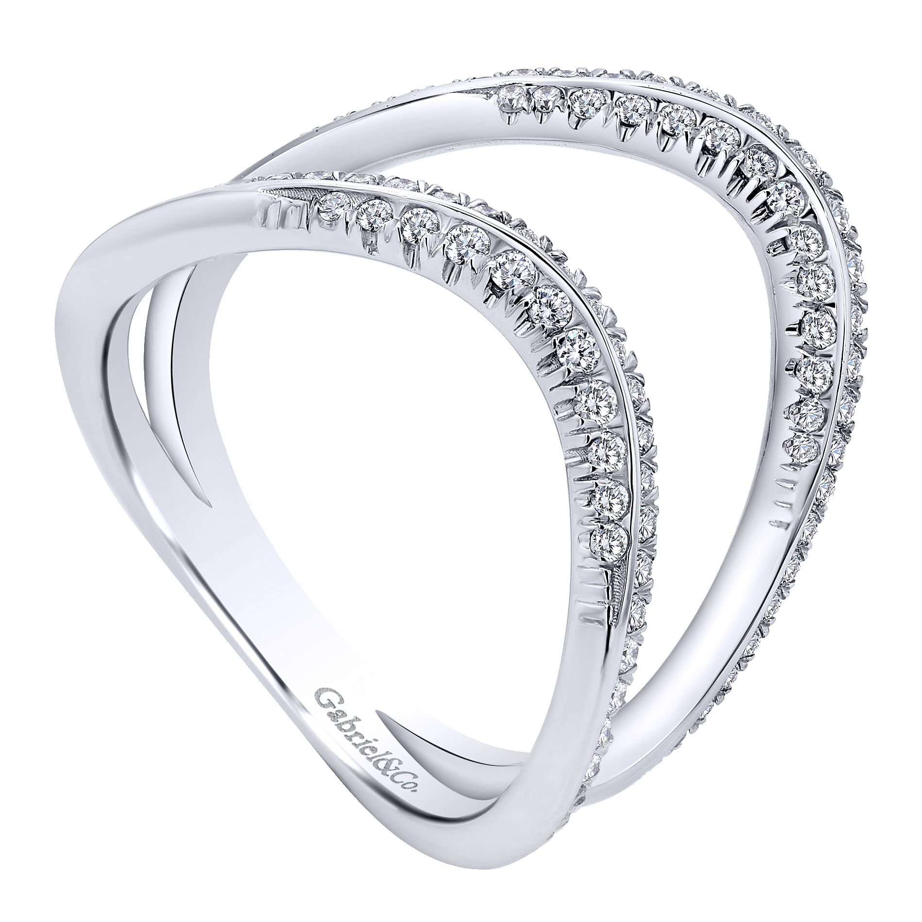 14k White Gold Diamond Fashion Ladies 14k White Gold Diamond Fashion Ladies