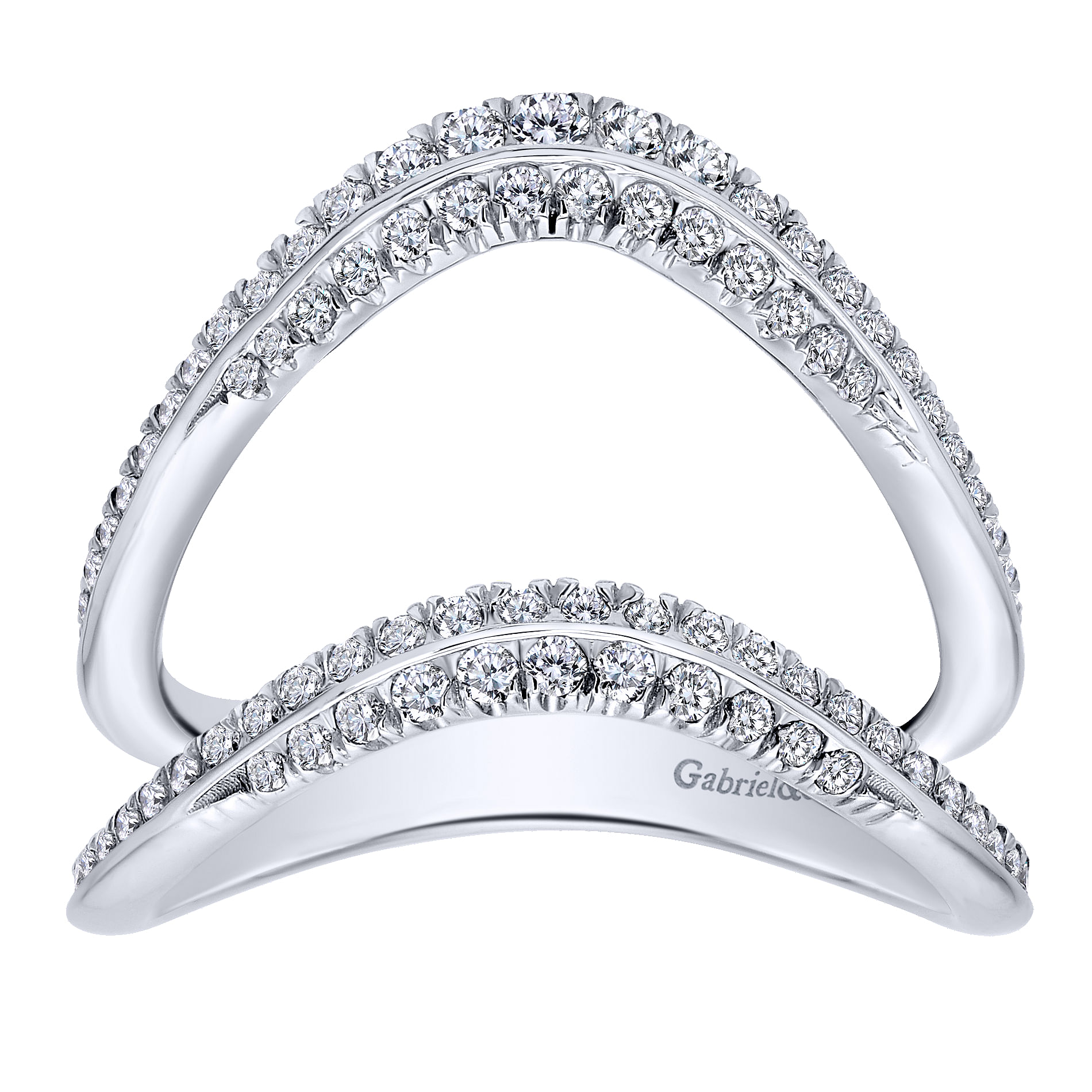 14k White Gold Diamond Fashion Ladies 14k White Gold Diamond Fashion Ladies