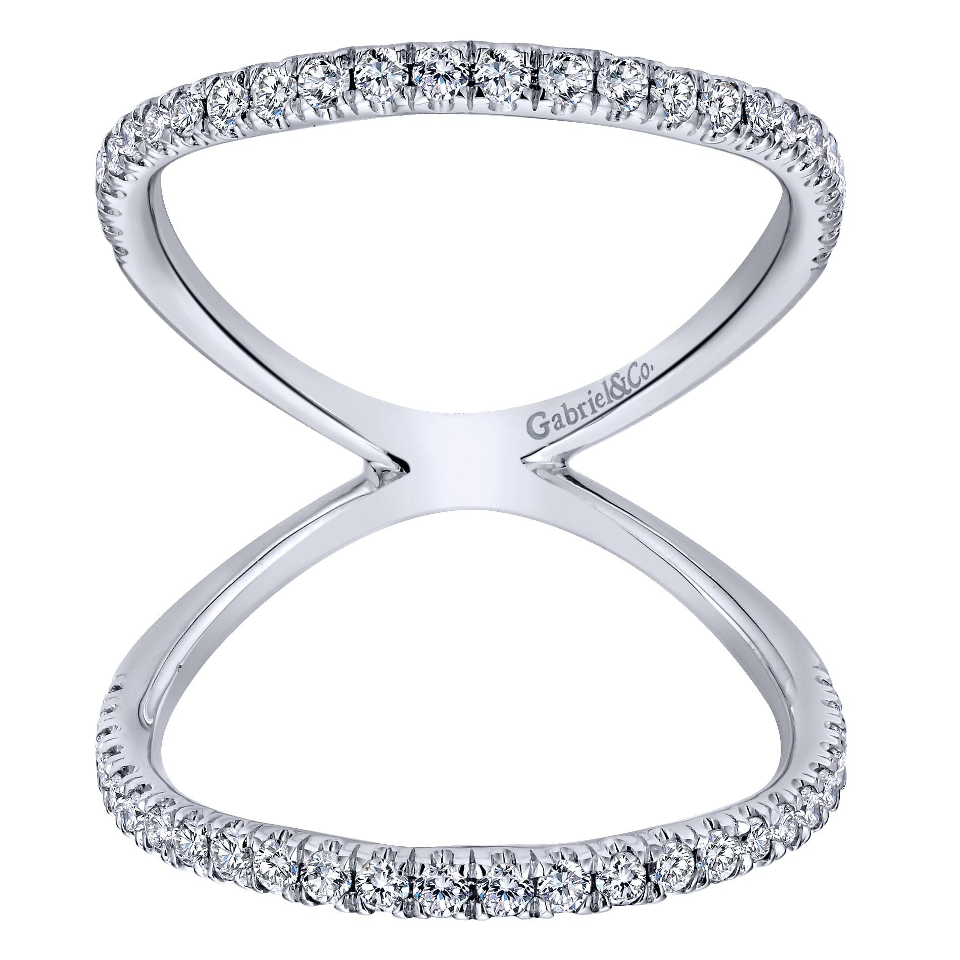 14k White Gold Diamond Fashion Ladies 14k White Gold Diamond Fashion Ladies