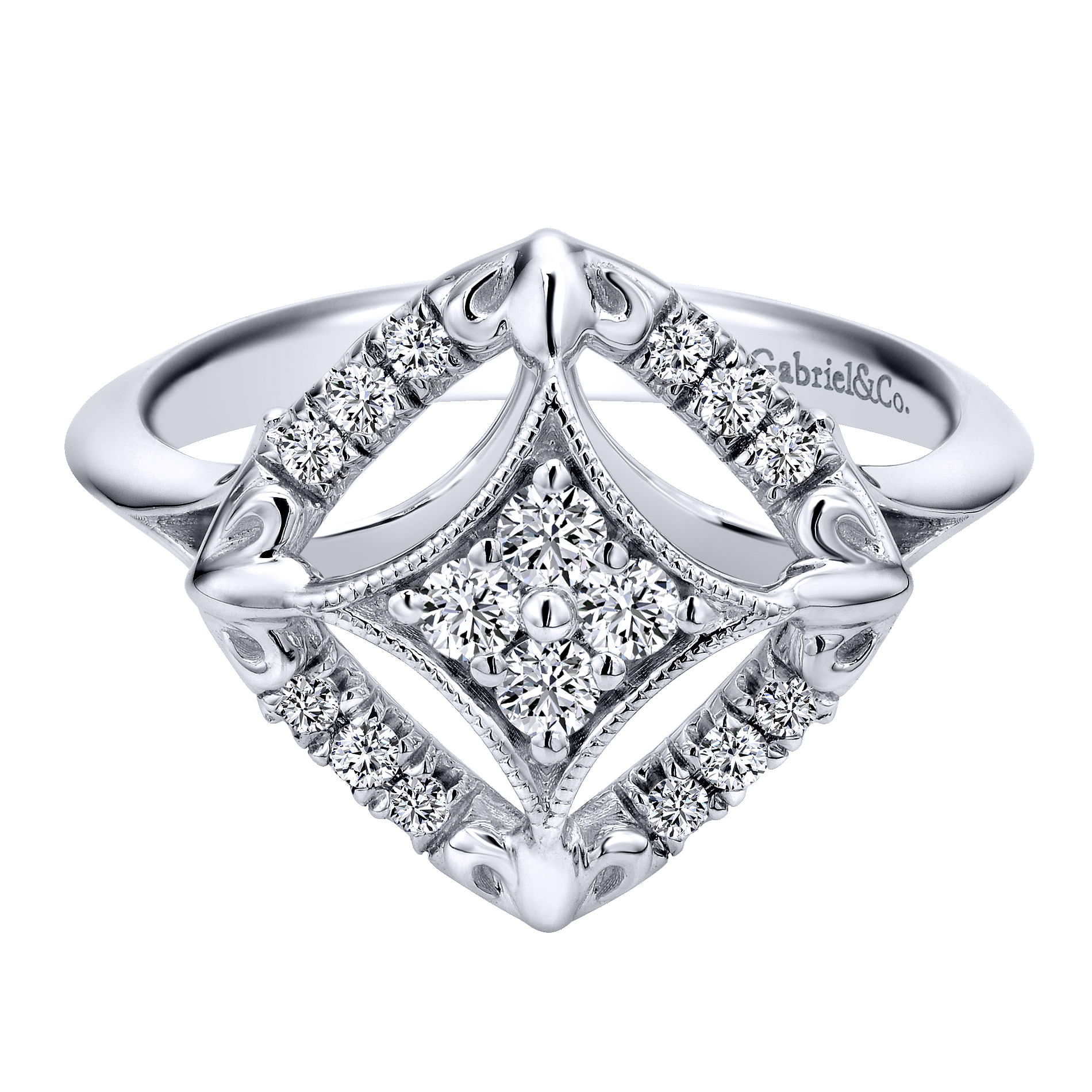 14k White Gold Diamond Fashion 14k White Gold Diamond Fashion