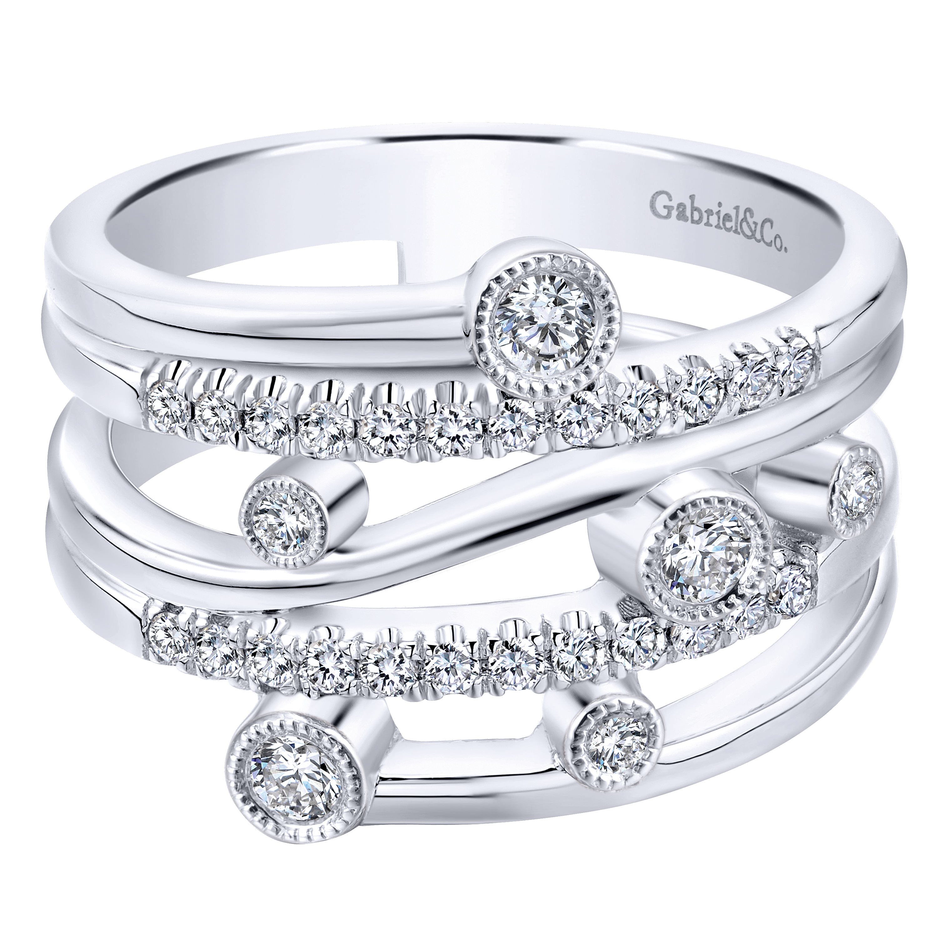 14k White Gold Diamond Fashion 14k White Gold Diamond Fashion