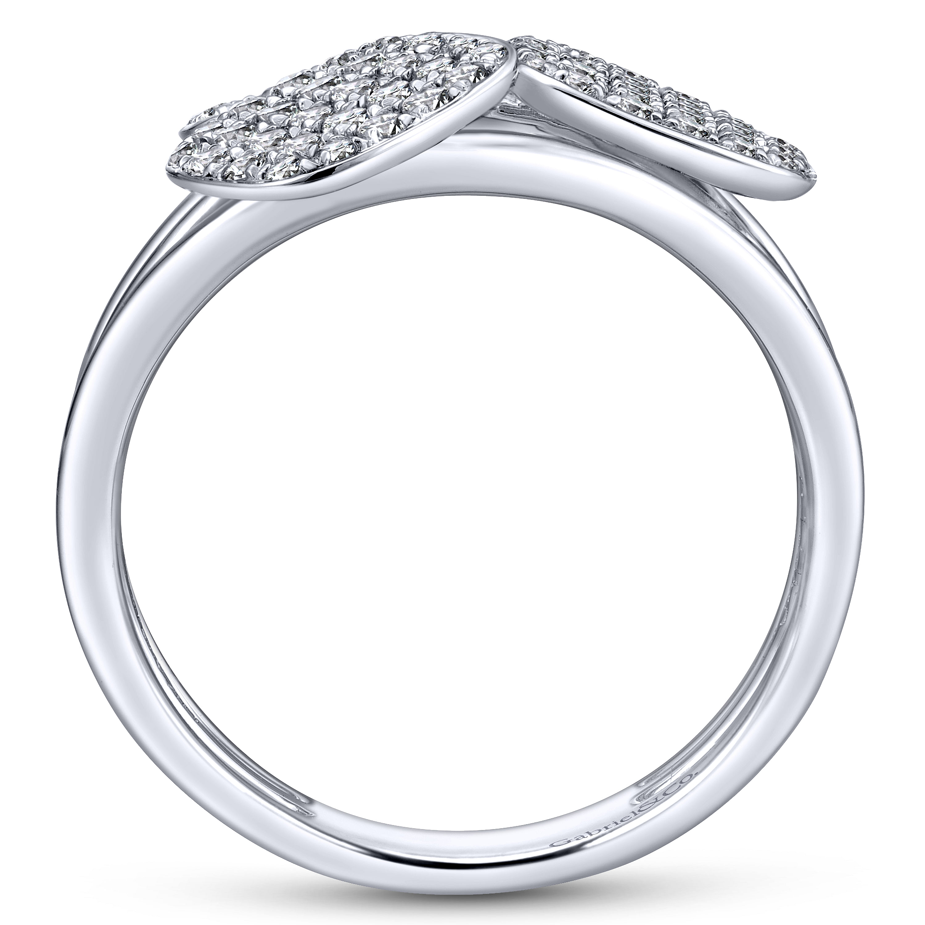 14k White Gold Diamond Fashion Ladies 14k White Gold Diamond Fashion Ladies