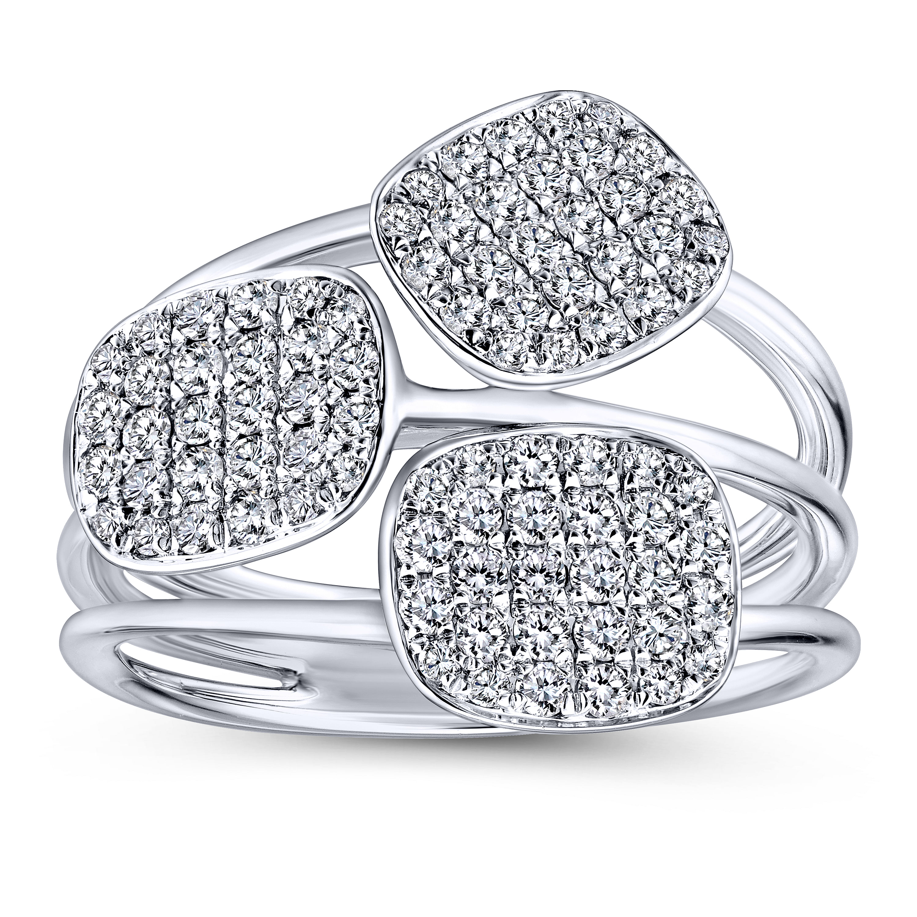 14k White Gold Diamond Fashion Ladies 14k White Gold Diamond Fashion Ladies