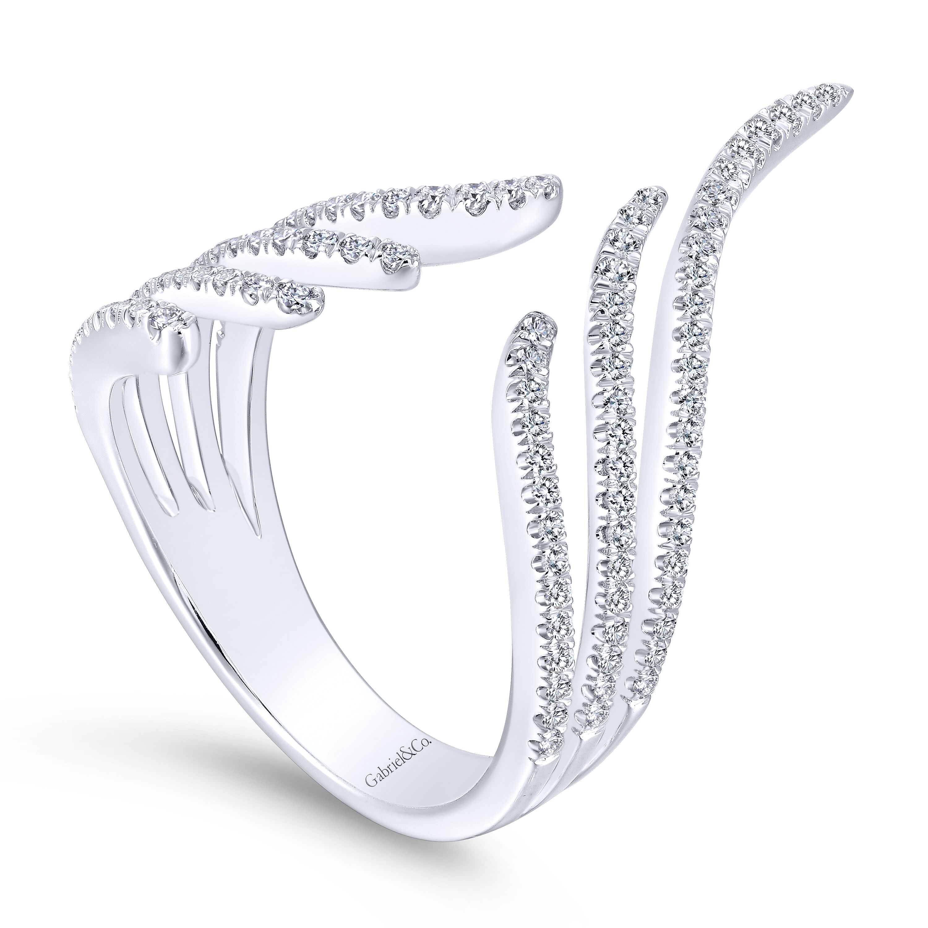 14k White Gold Diamond Fashion Ladies 14k White Gold Diamond Fashion Ladies