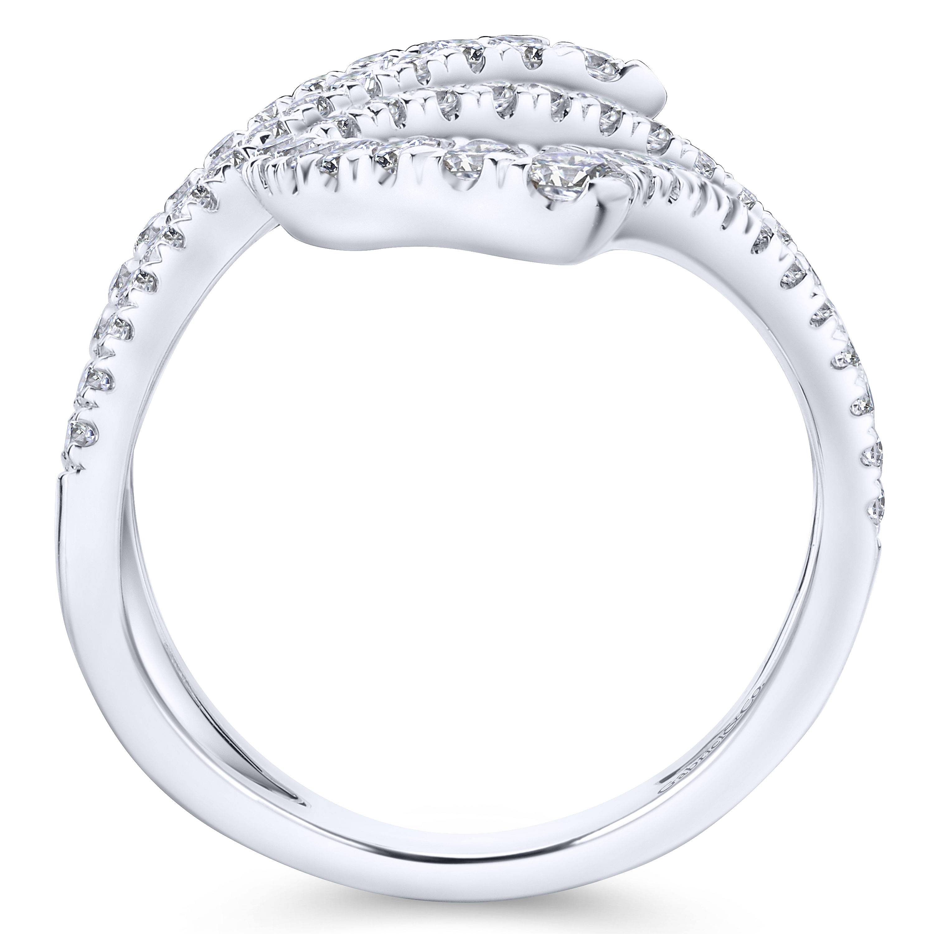 14k White Gold Diamond Fashion Ladies 14k White Gold Diamond Fashion Ladies