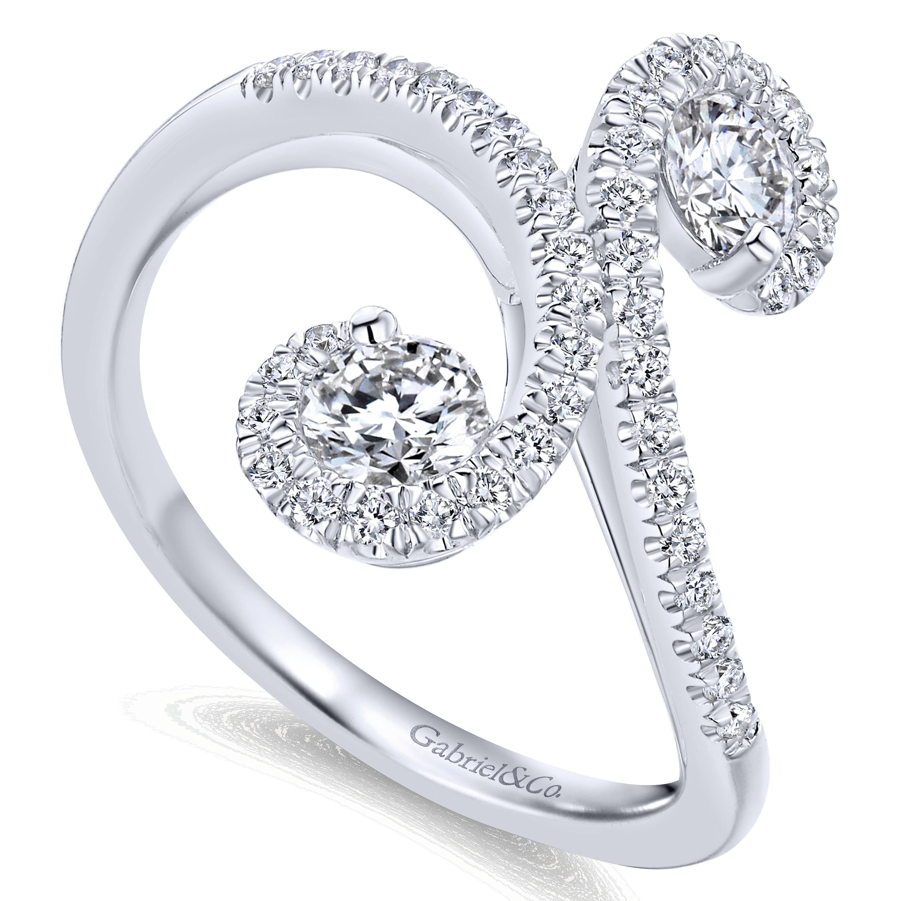 14k White Gold Diamond Fashion Ladies 14k White Gold Diamond Fashion Ladies