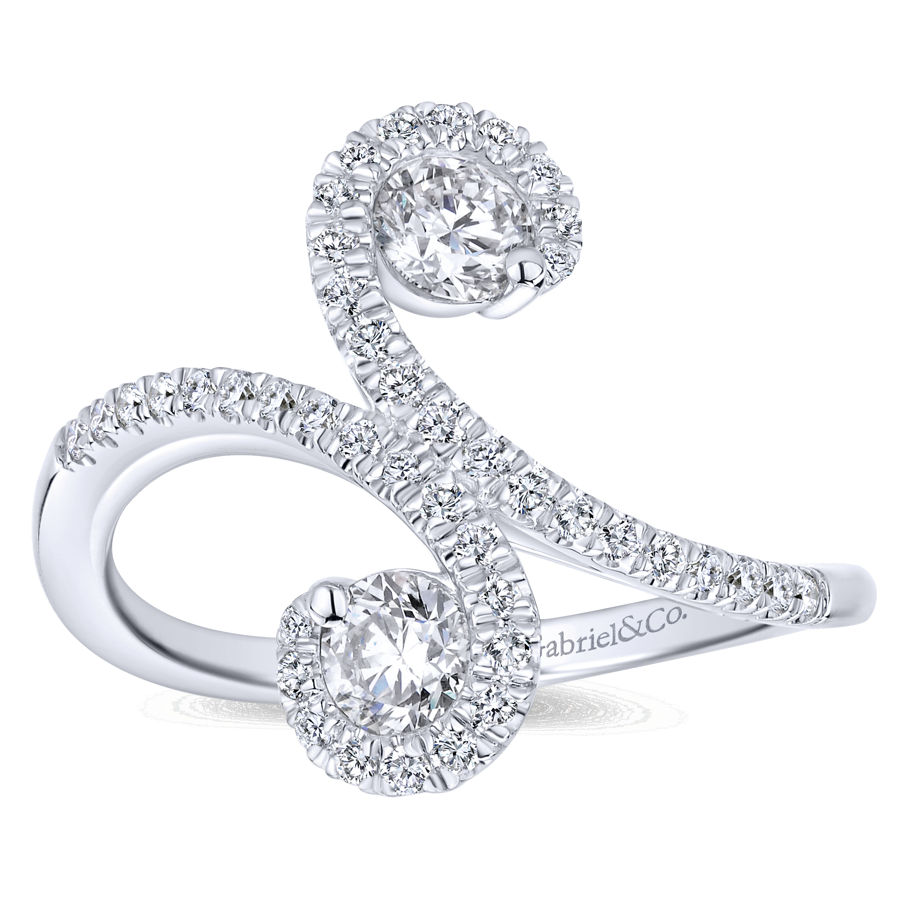 14k White Gold Diamond Fashion Ladies 14k White Gold Diamond Fashion Ladies