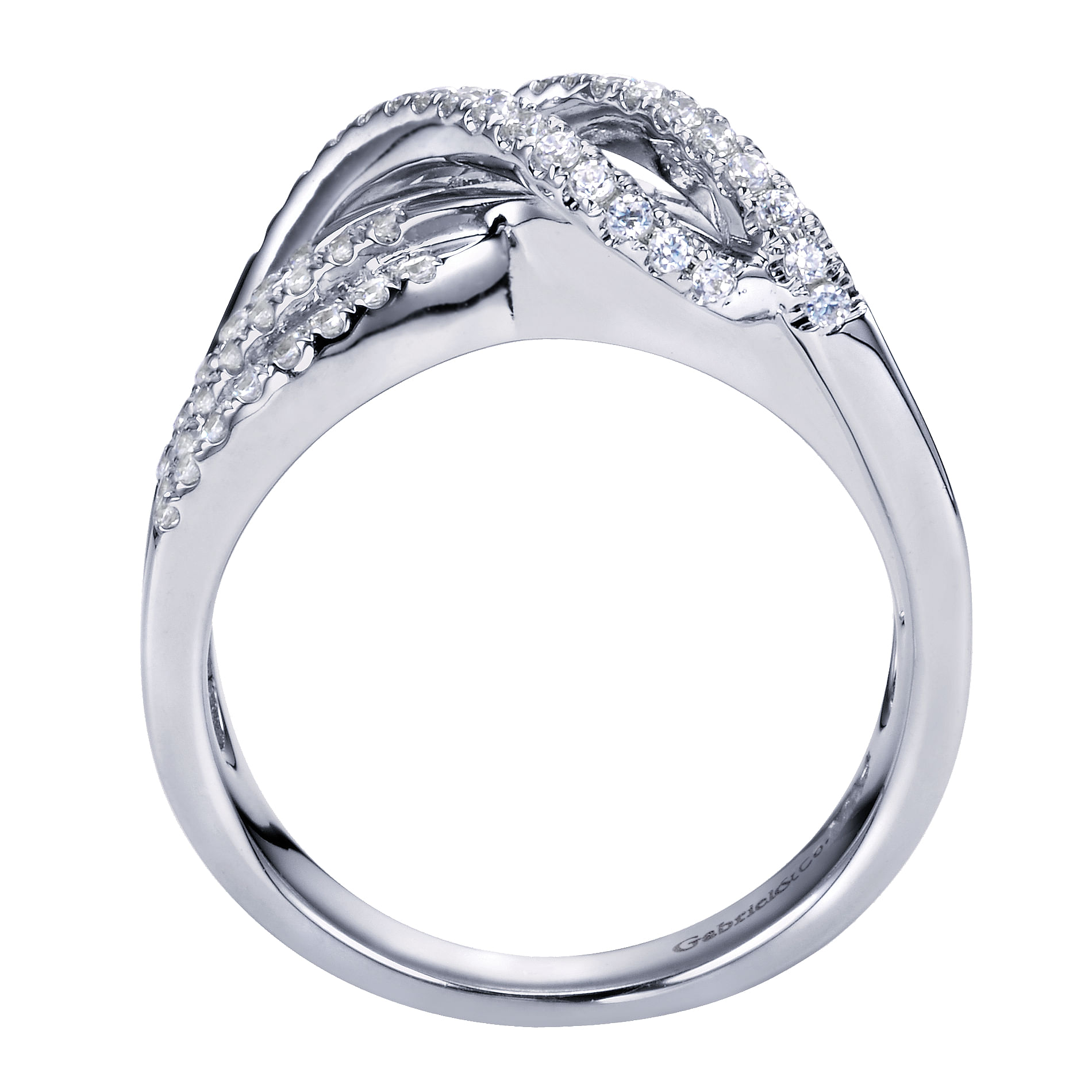 14k White Gold Diamond Fashion Ladies 14k White Gold Diamond Fashion Ladies