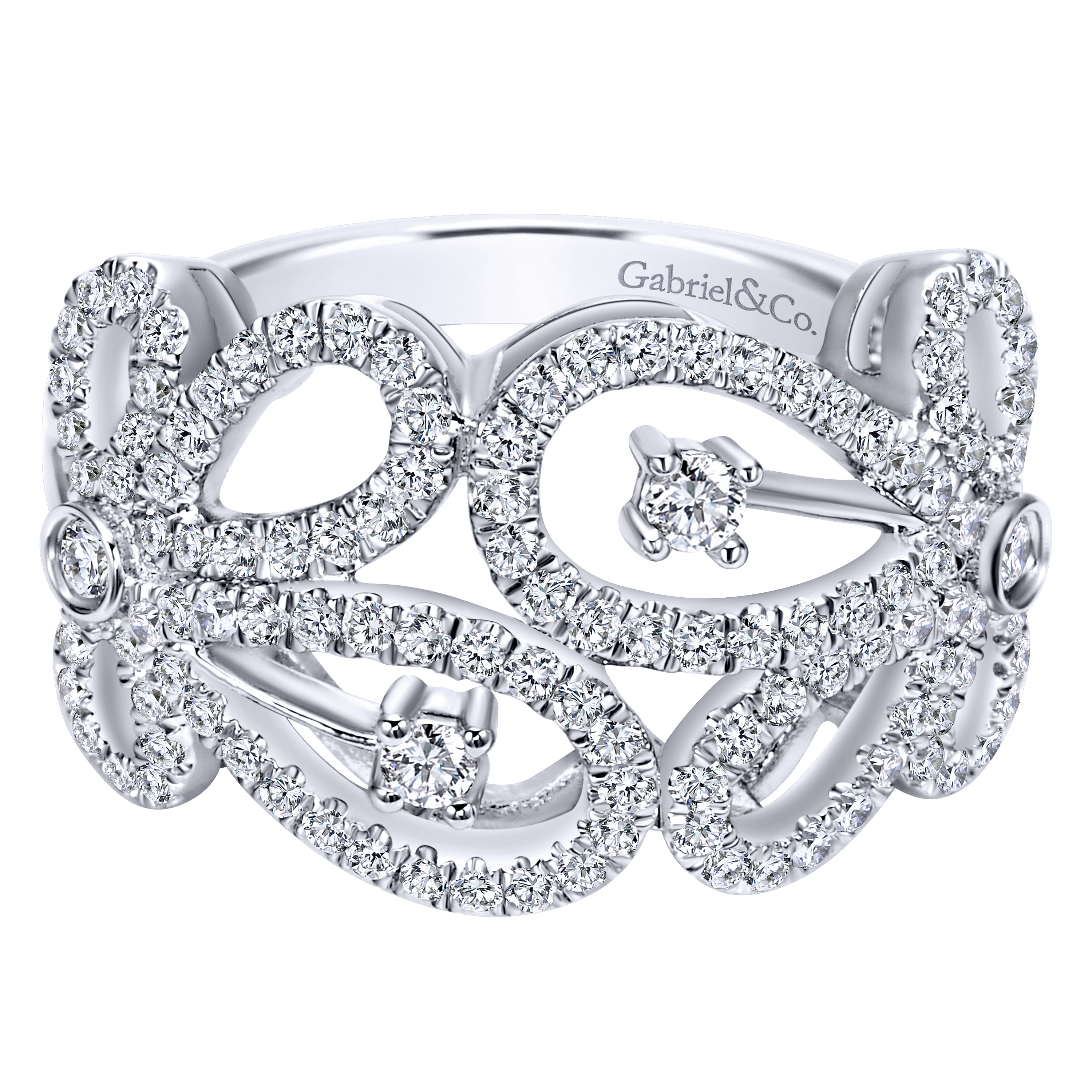 14k White Gold Diamond Fashion 14k White Gold Diamond Fashion