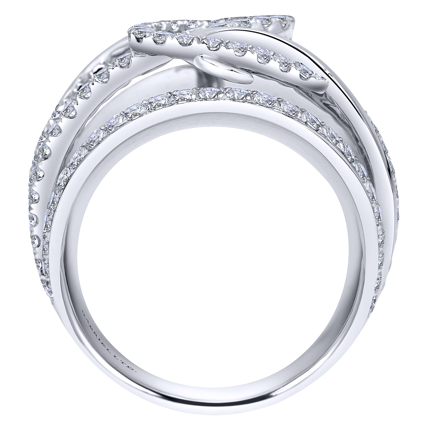 14k White Gold Diamond Fashion Ladies 14k White Gold Diamond Fashion Ladies