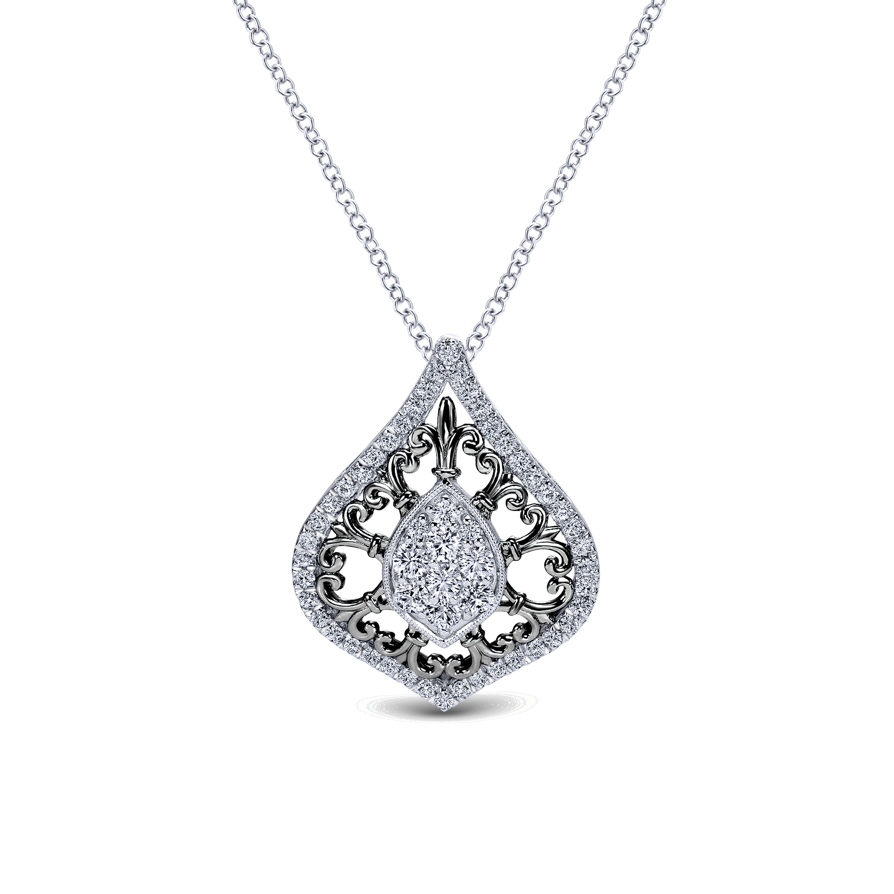 14k White Gold Diamond Fashion 14k White Gold Diamond Fashion