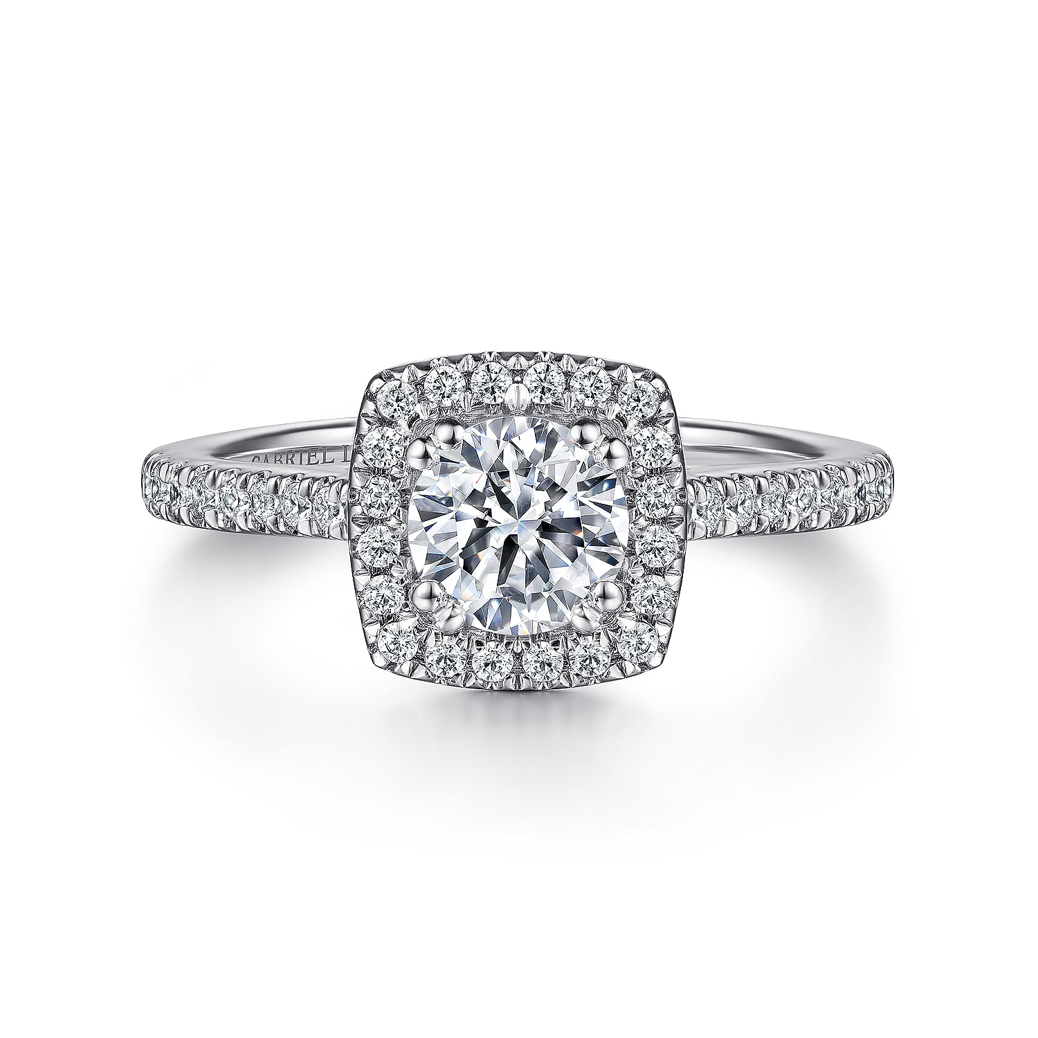 14k White Gold Diamond Halo 14k White Gold Diamond Halo