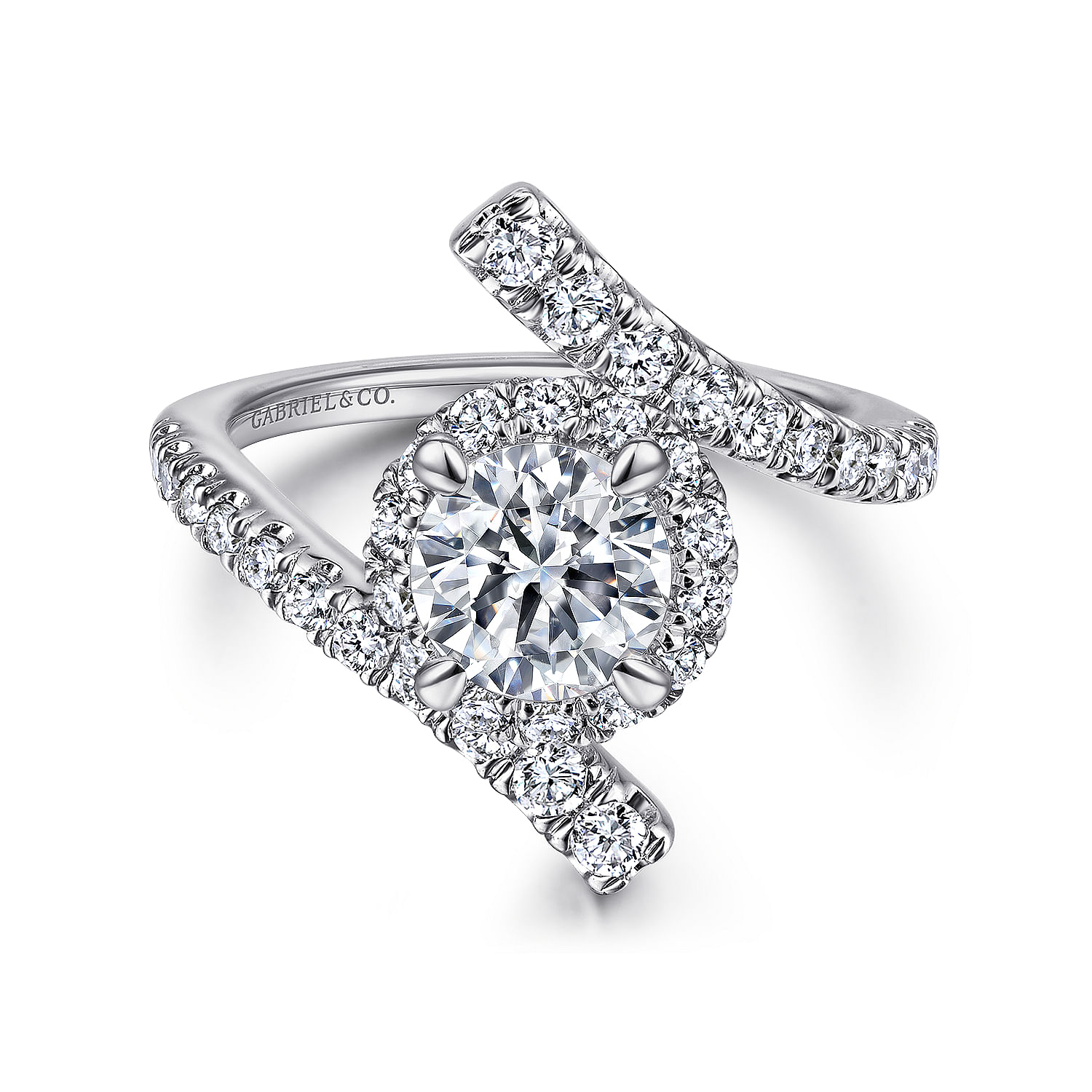 14k White Gold Diamond Halo 14k White Gold Diamond Halo