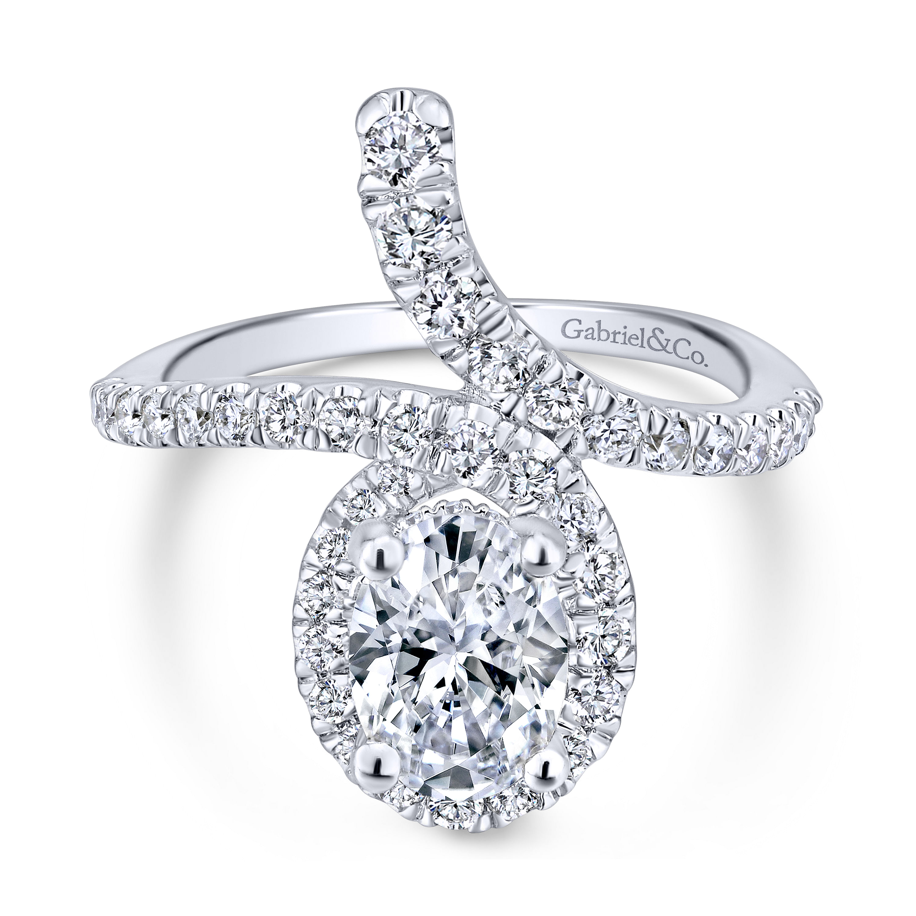 14k White Gold Diamond Halo 14k White Gold Diamond Halo