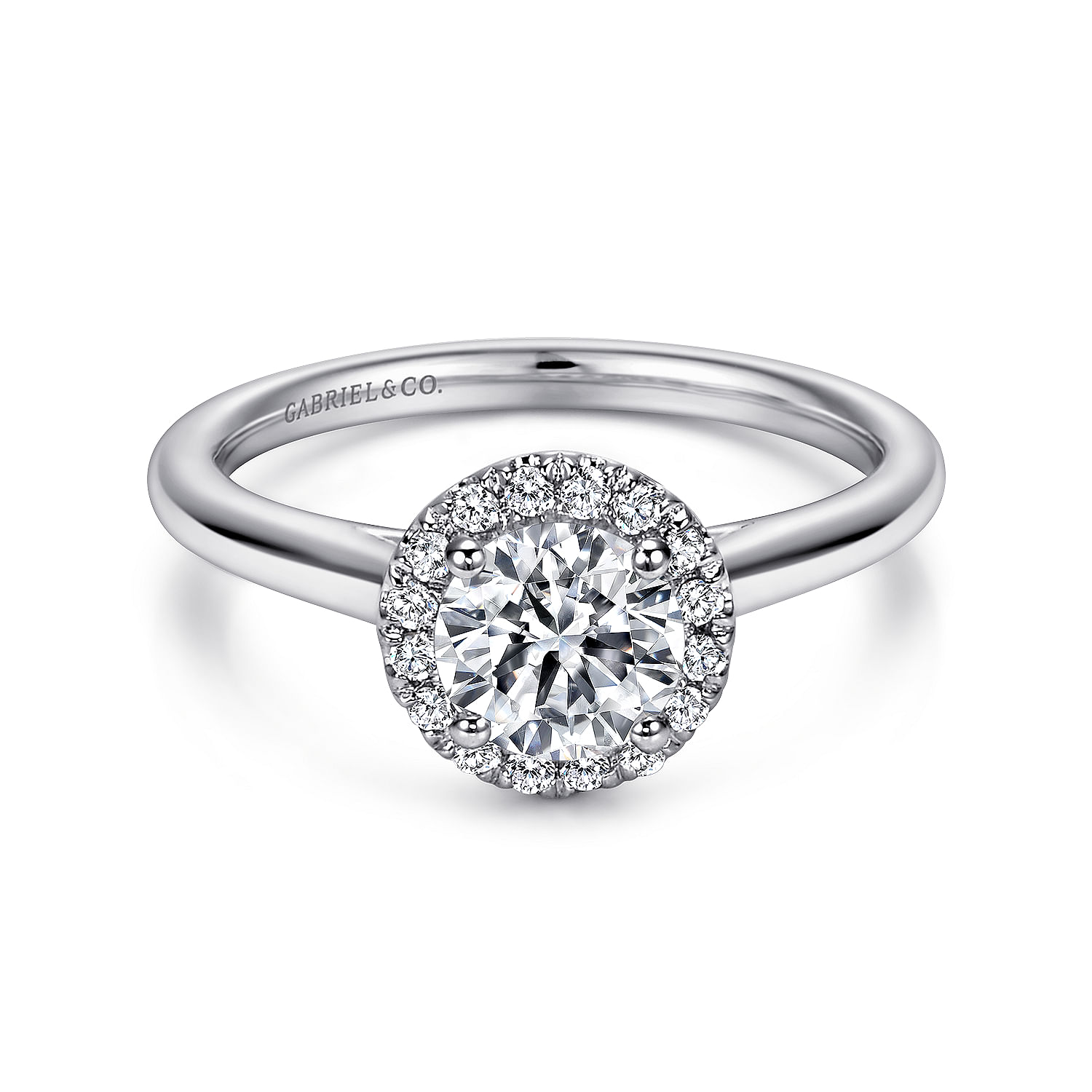 14k White Gold Diamond Halo 14k White Gold Diamond Halo