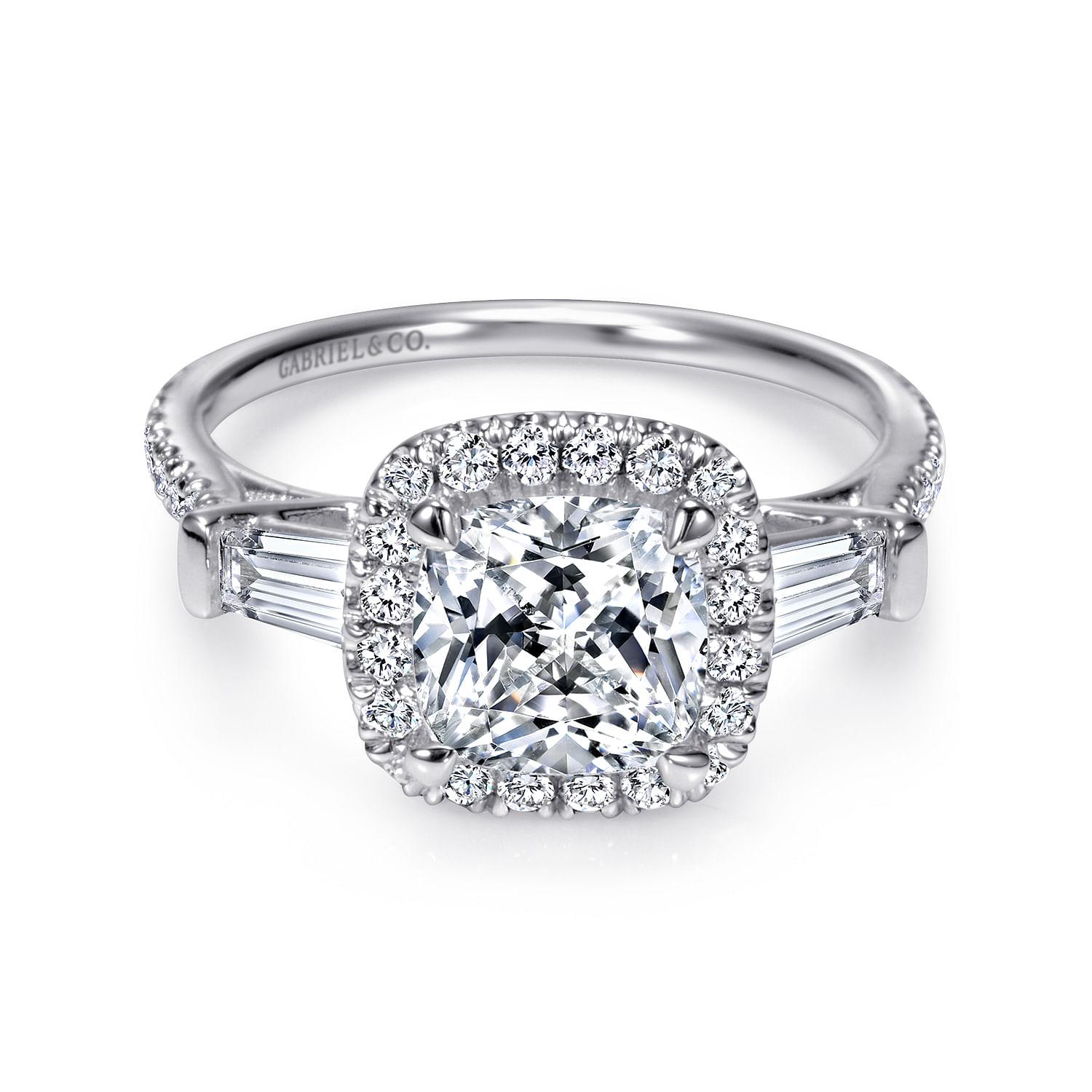 14k White Gold Diamond Halo 14k White Gold Diamond Halo