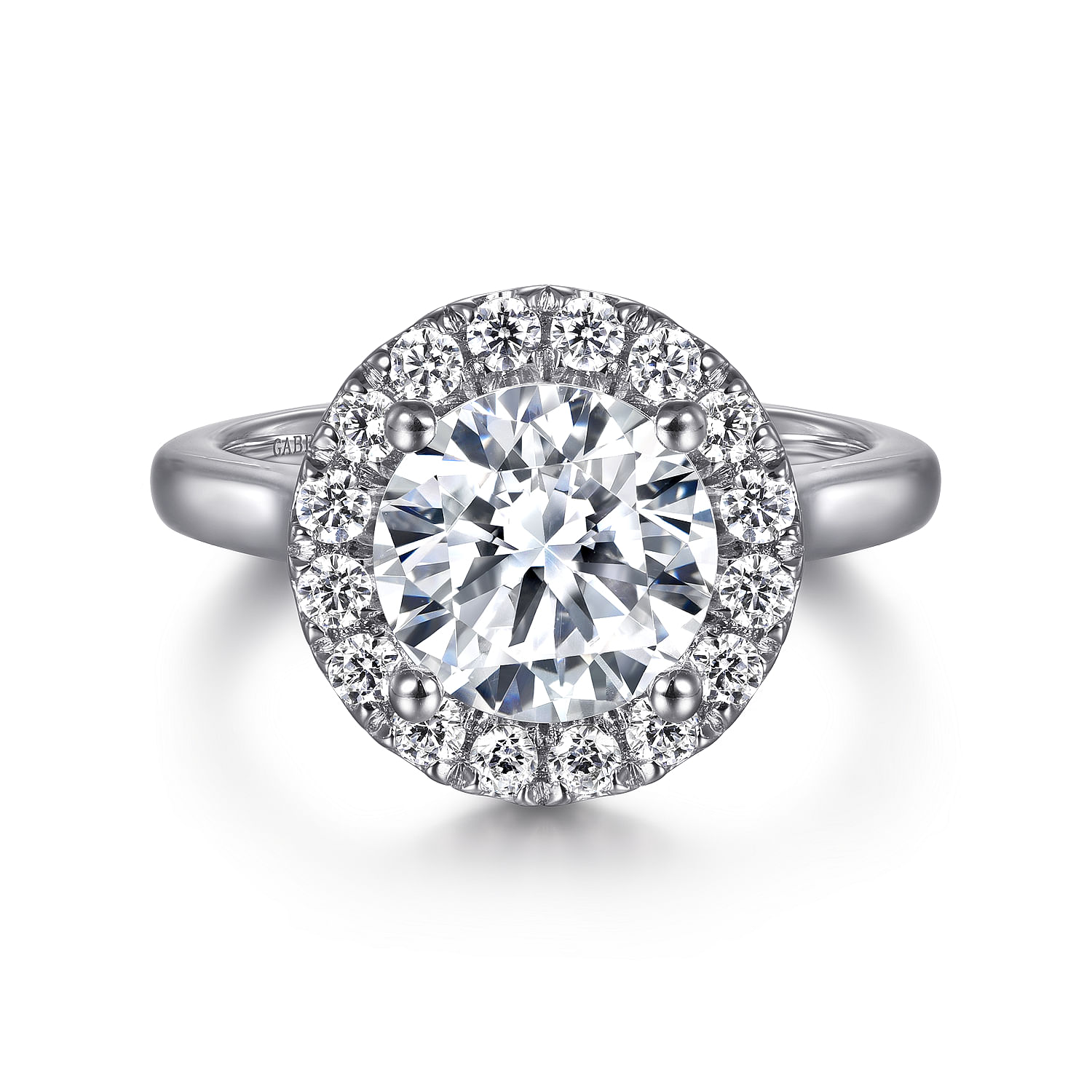 14k White Gold Diamond Halo 14k White Gold Diamond Halo