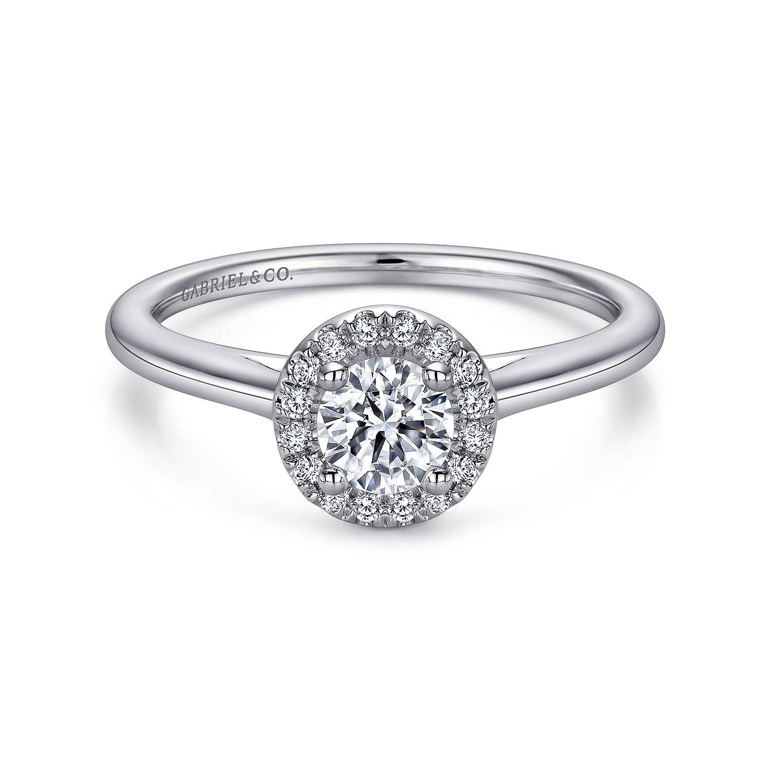 14k White Gold Diamond Halo 14k White Gold Diamond Halo