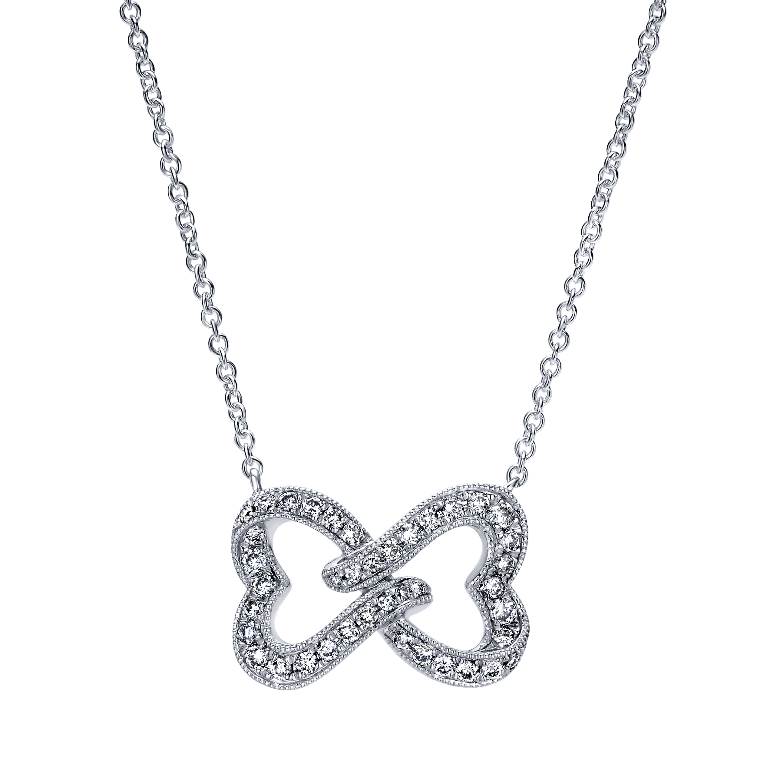 14k White Gold Diamond Heart 14k White Gold Diamond Heart