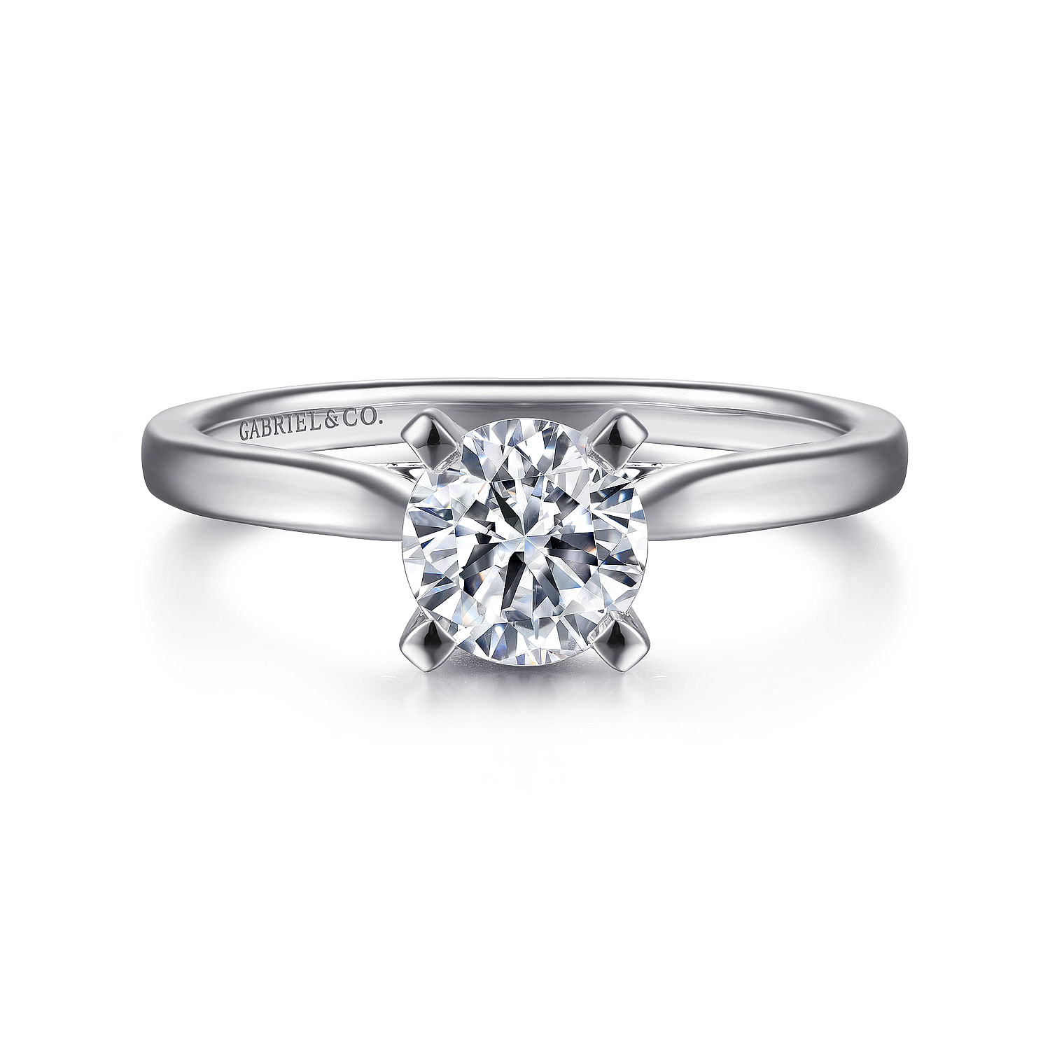 14k White Gold Diamond Solitaire 14k White Gold Diamond Solitaire