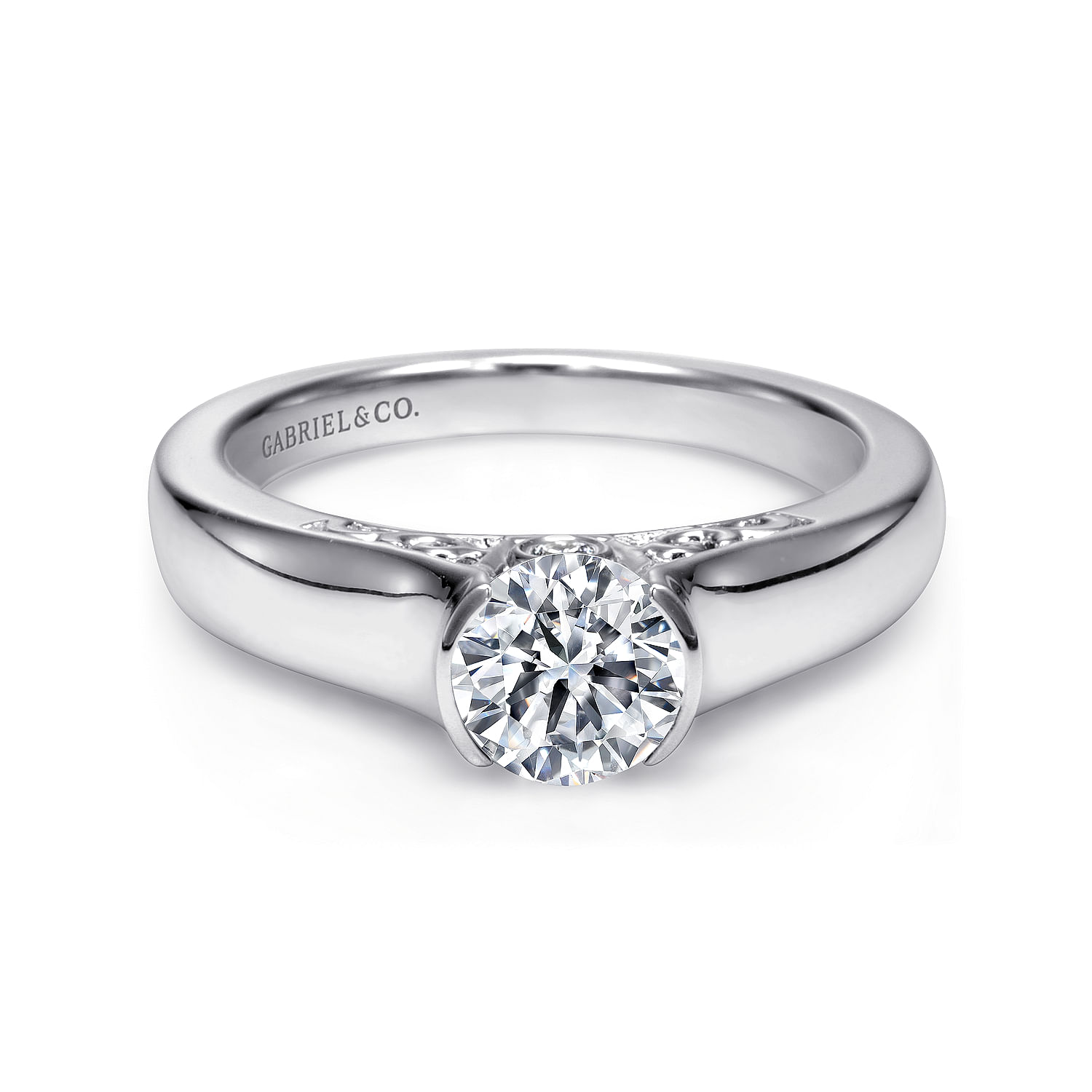 14k White Gold Diamond Solitaire 14k White Gold Diamond Solitaire
