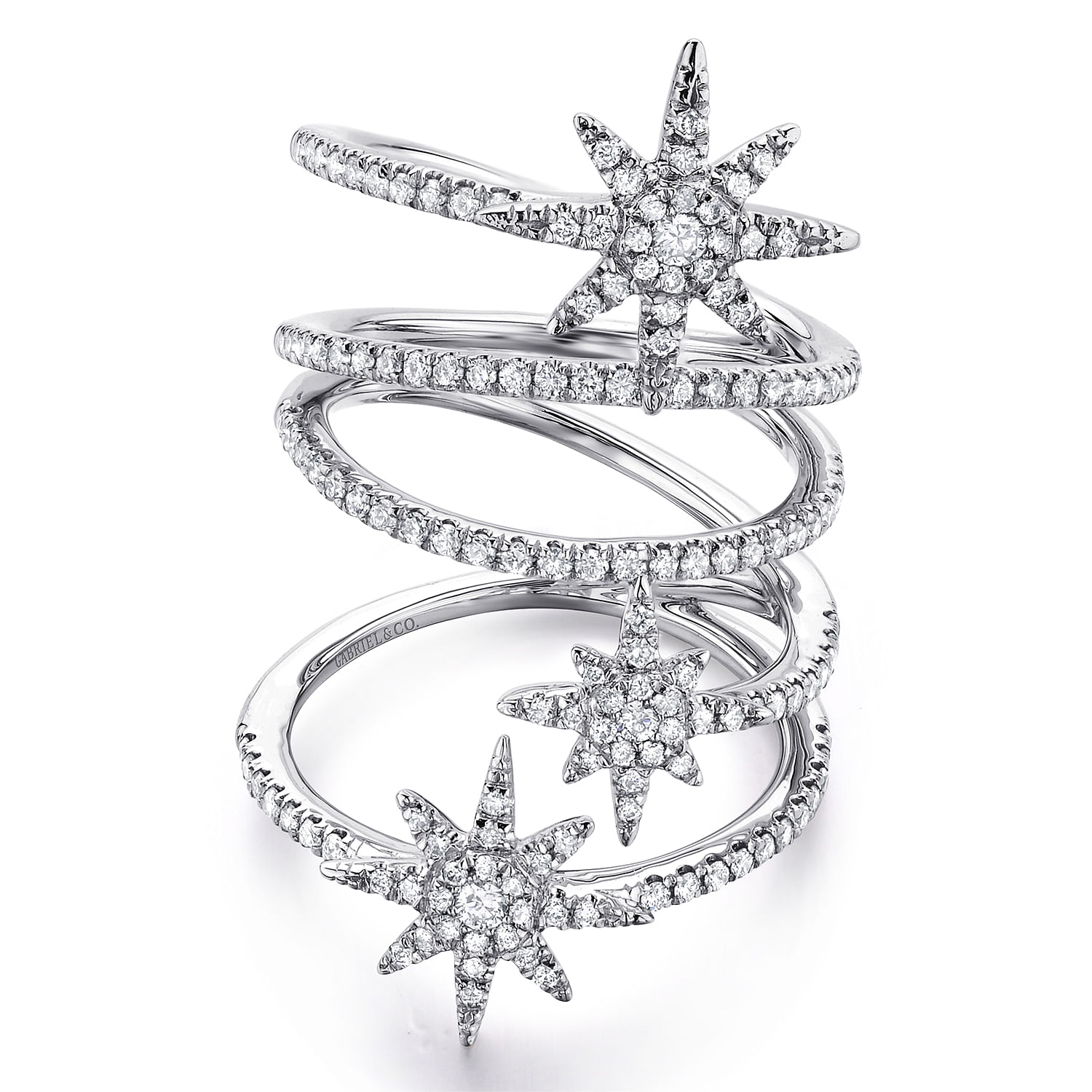 14k White Gold Diamond Statement 14k White Gold Diamond Statement