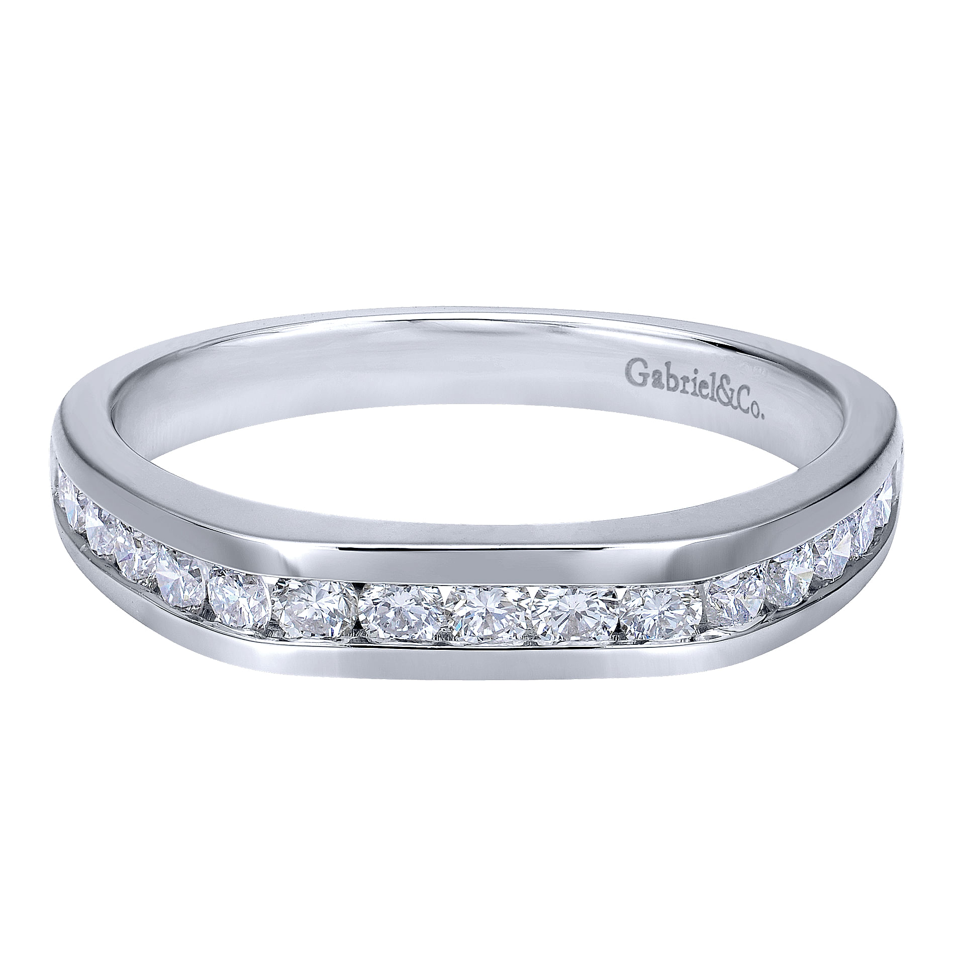 14k White Gold Diamond Straight 14k White Gold Diamond Straight