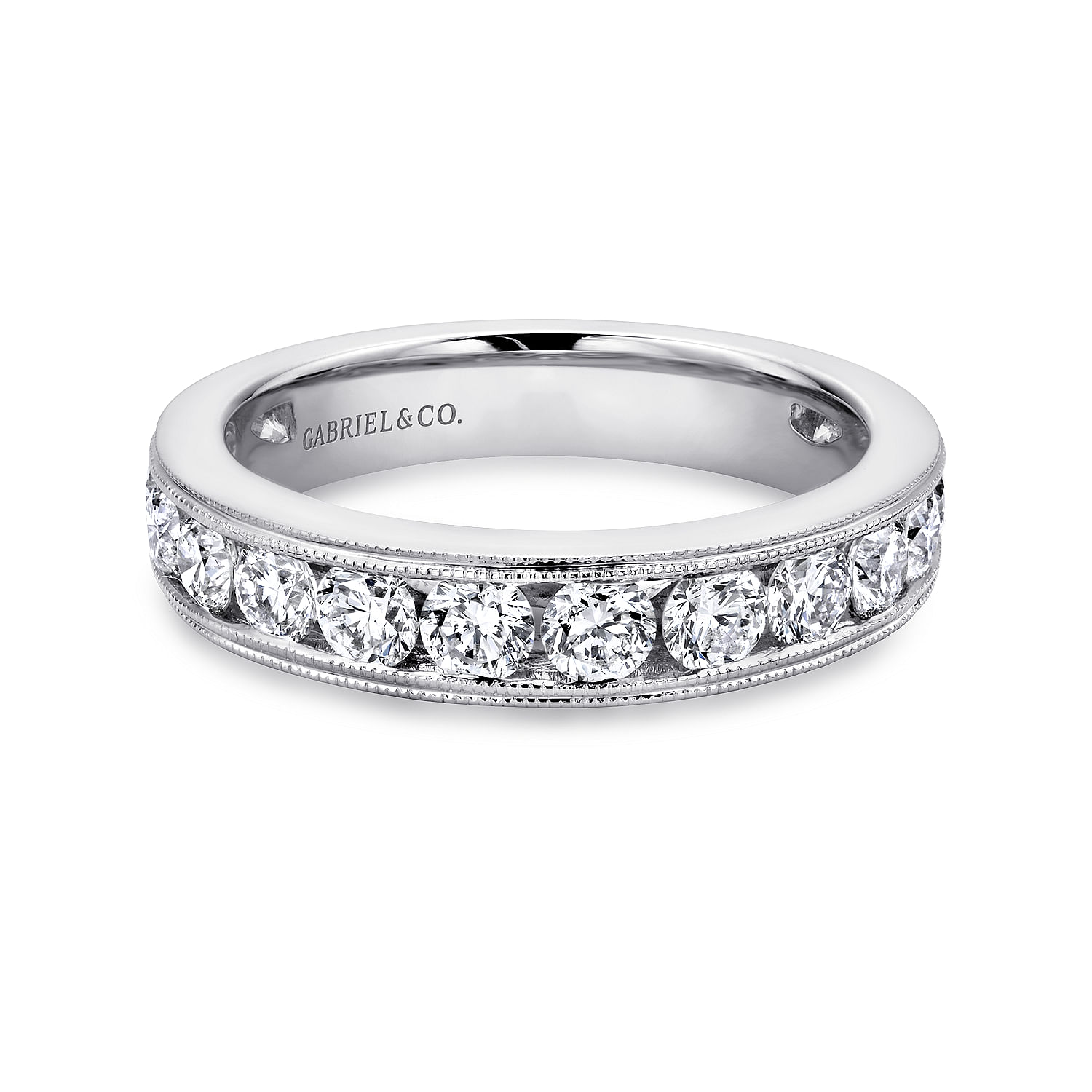 14k White Gold Diamond Straight 14k White Gold Diamond Straight