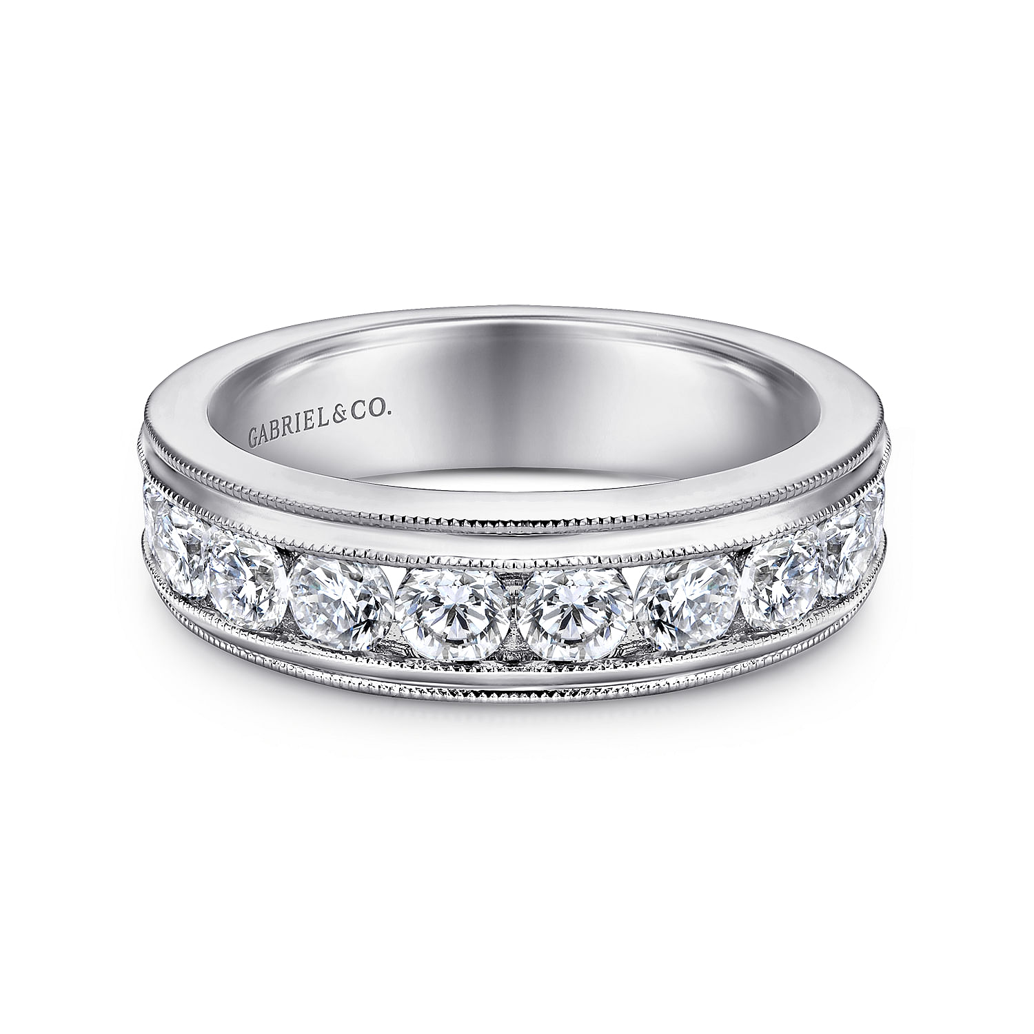 14k White Gold Diamond Straight 14k White Gold Diamond Straight