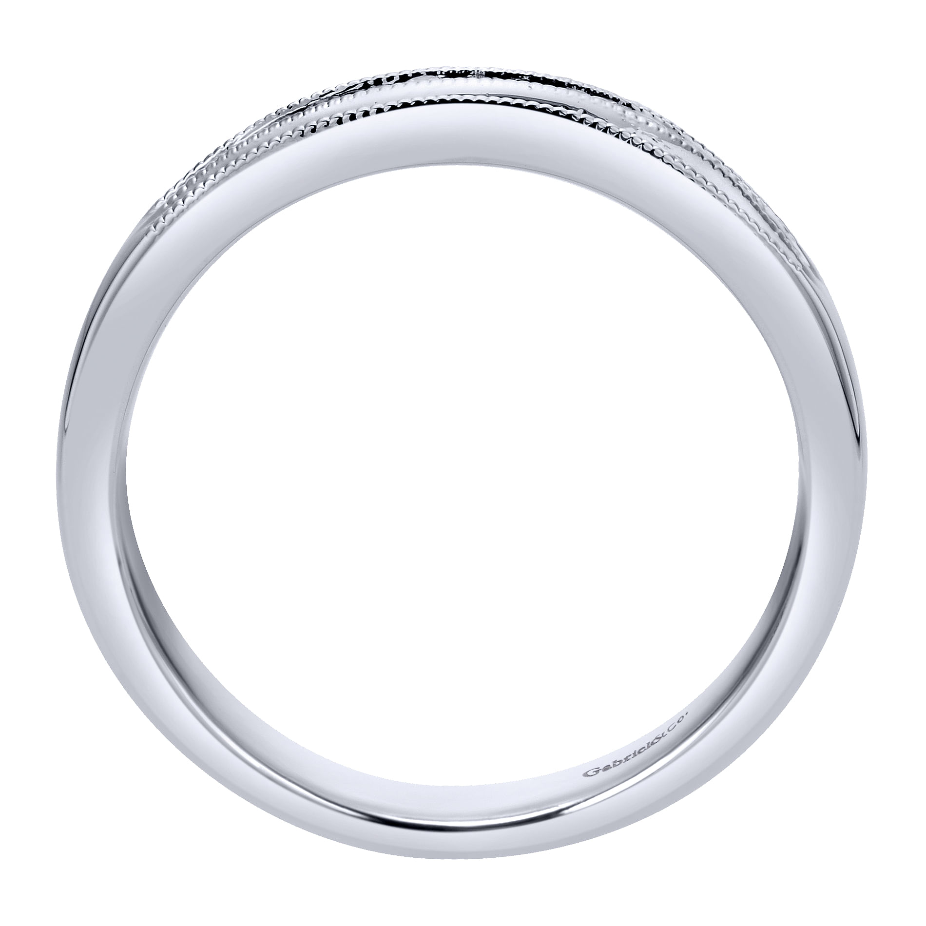 14k White Gold Diamond Straight Anniversary Band angle 2 14k White Gold Diamond Straight Anniversary Band angle 2