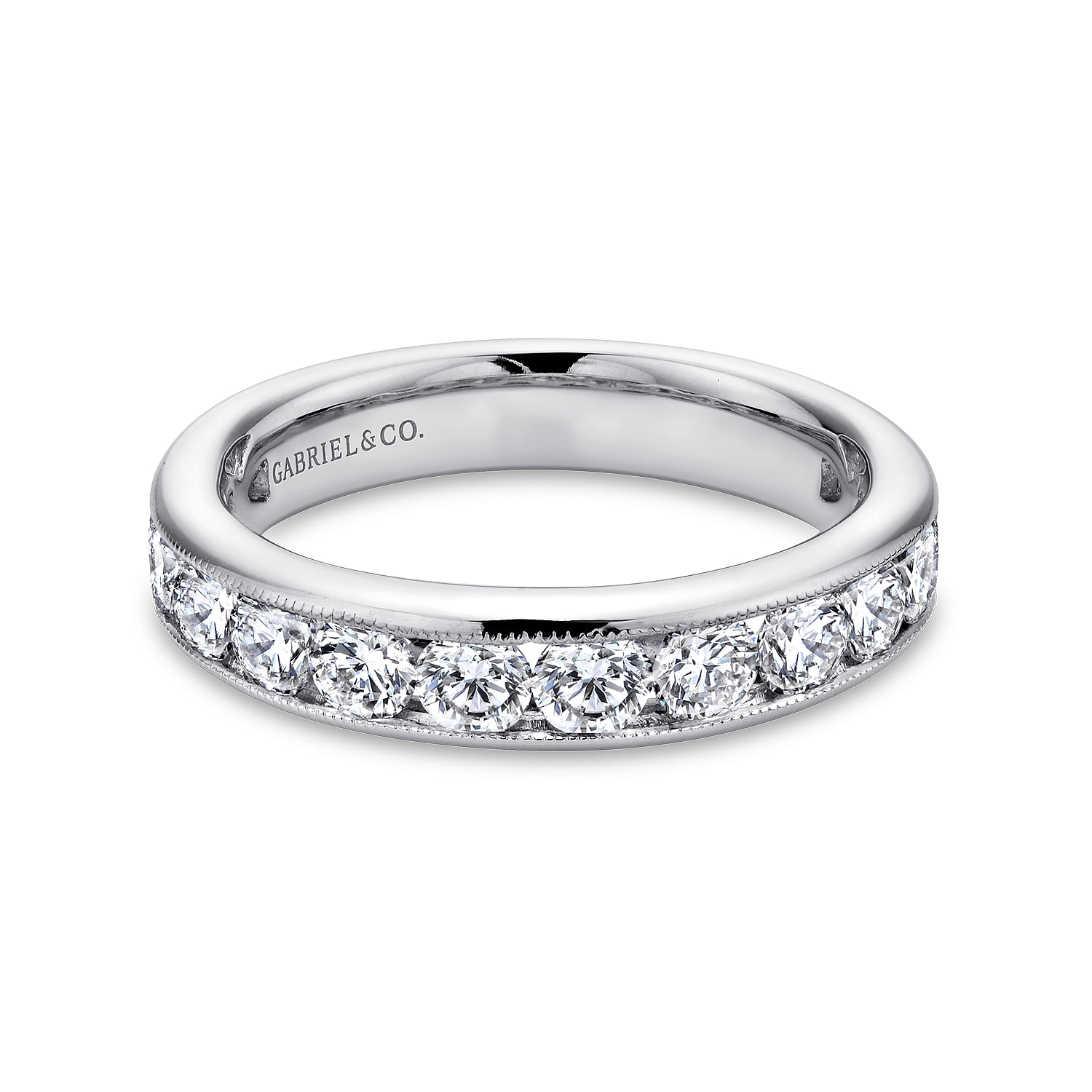 14k White Gold Diamond Straight 14k White Gold Diamond Straight