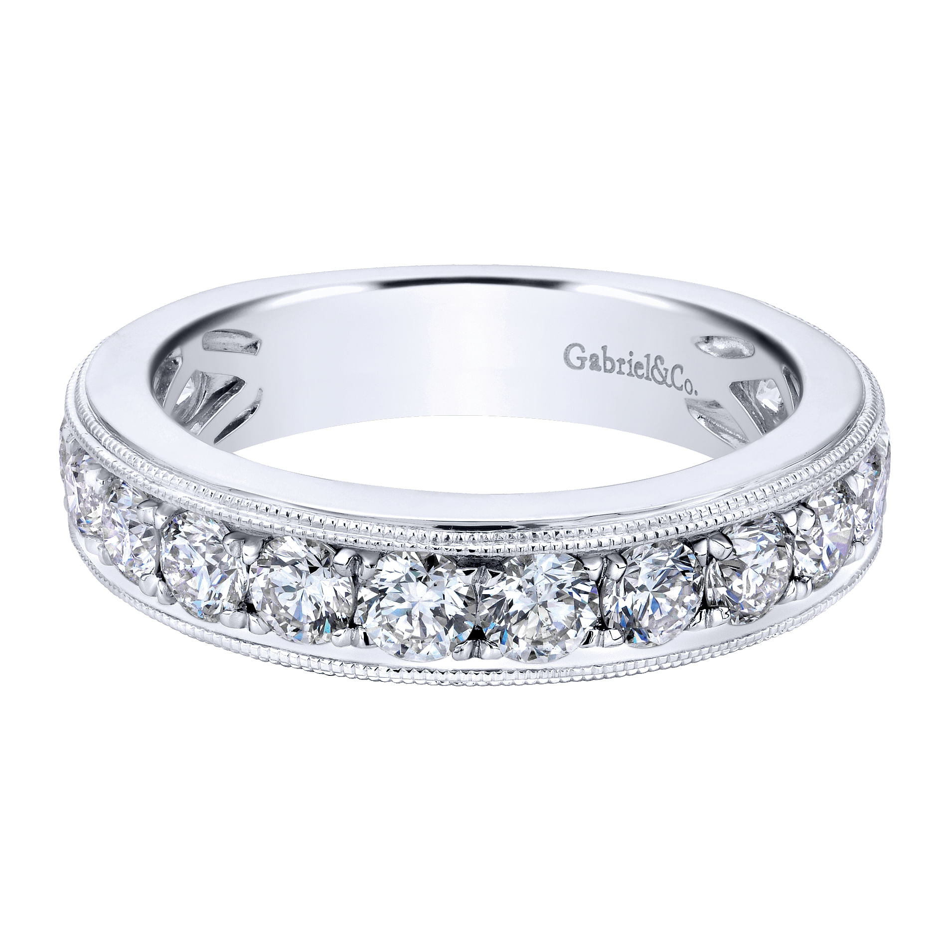 14k White Gold Diamond Straight 14k White Gold Diamond Straight