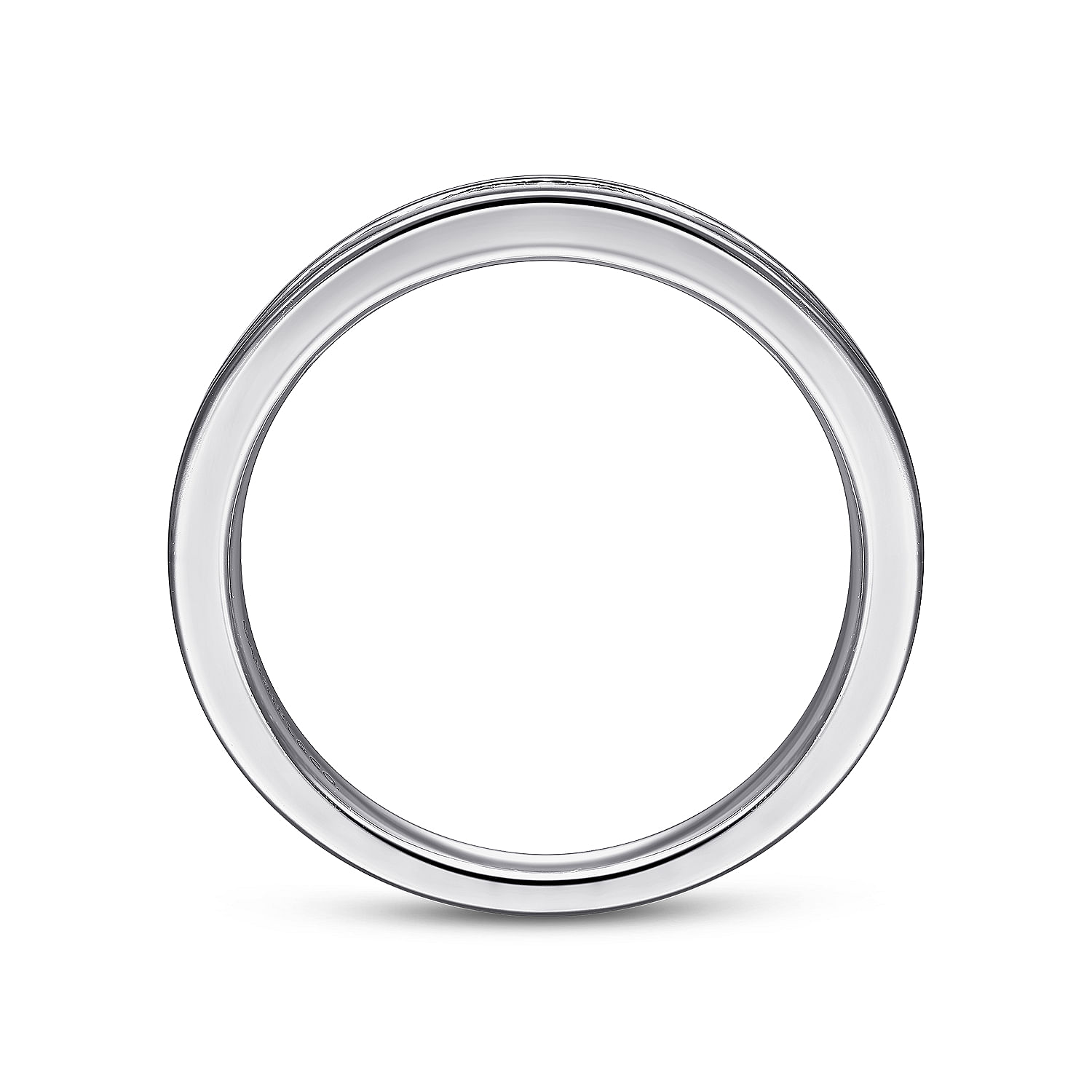 14k White Gold Diamond Straight Anniversary Band angle 2 14k White Gold Diamond Straight Anniversary Band angle 2