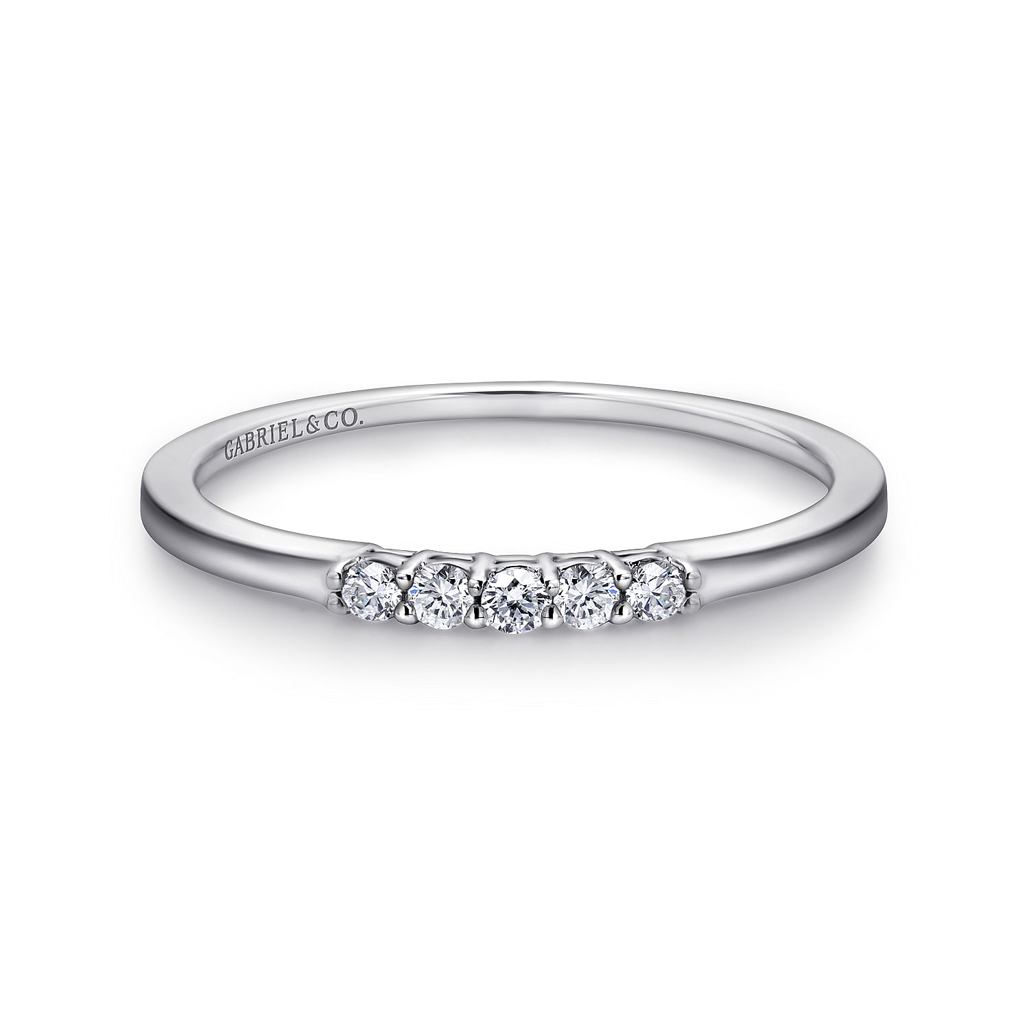 14k White Gold Diamond Straight 14k White Gold Diamond Straight