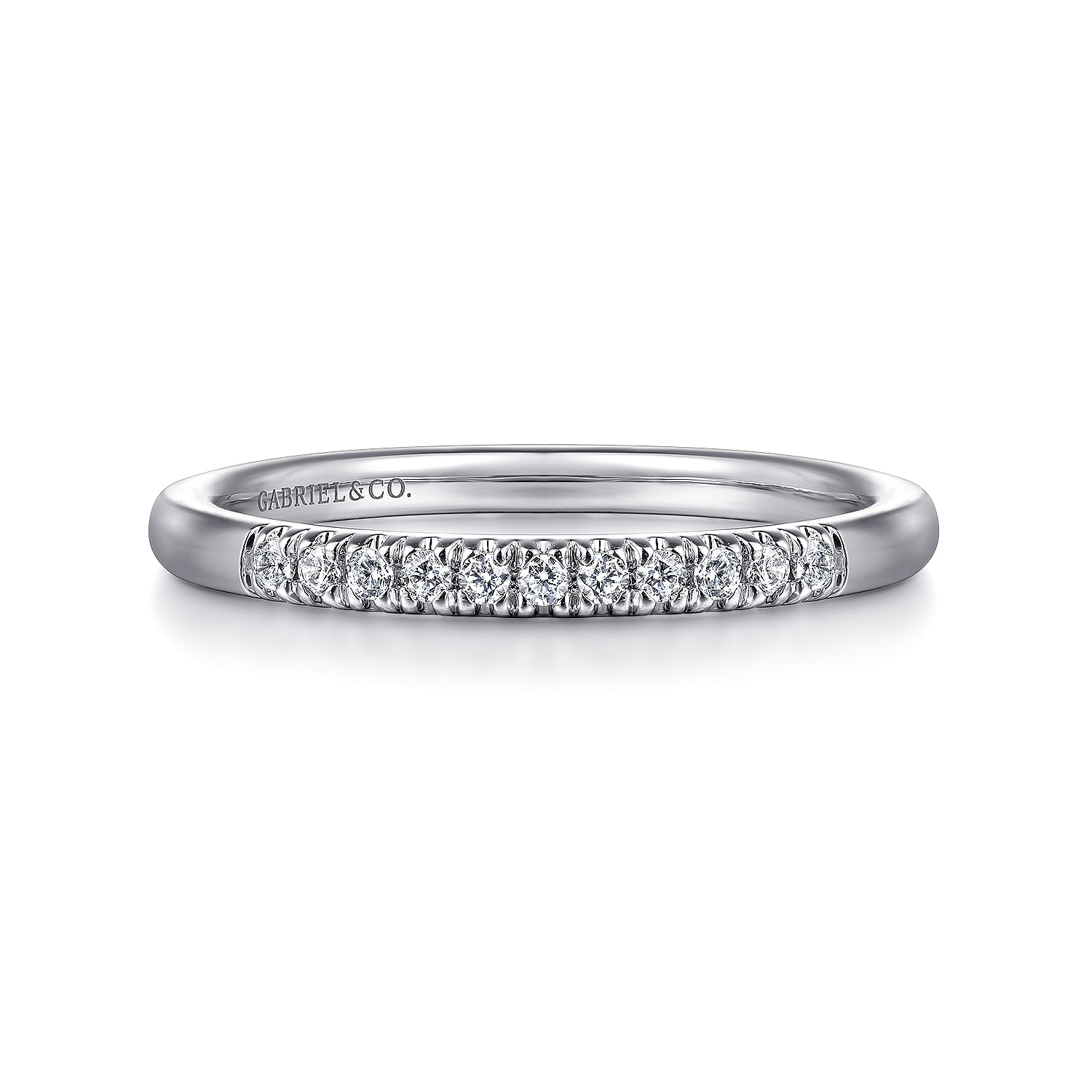 14k White Gold Diamond Straight 14k White Gold Diamond Straight