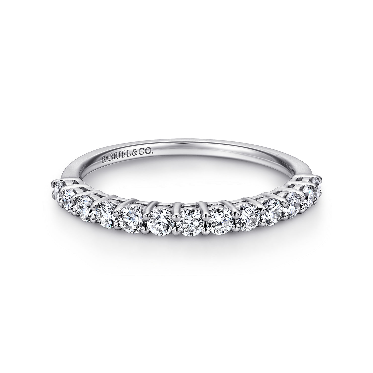 14k White Gold Diamond Straight 14k White Gold Diamond Straight
