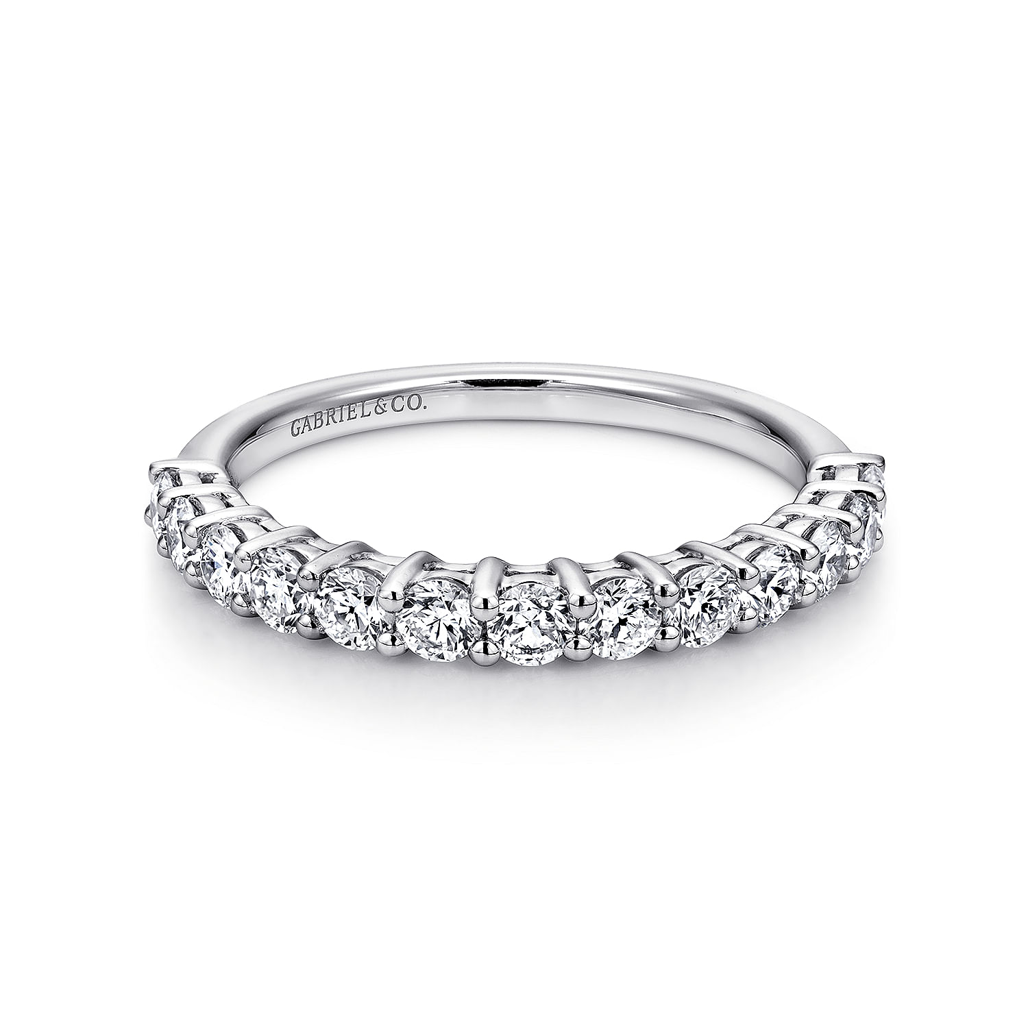 14k White Gold Diamond Straight 14k White Gold Diamond Straight