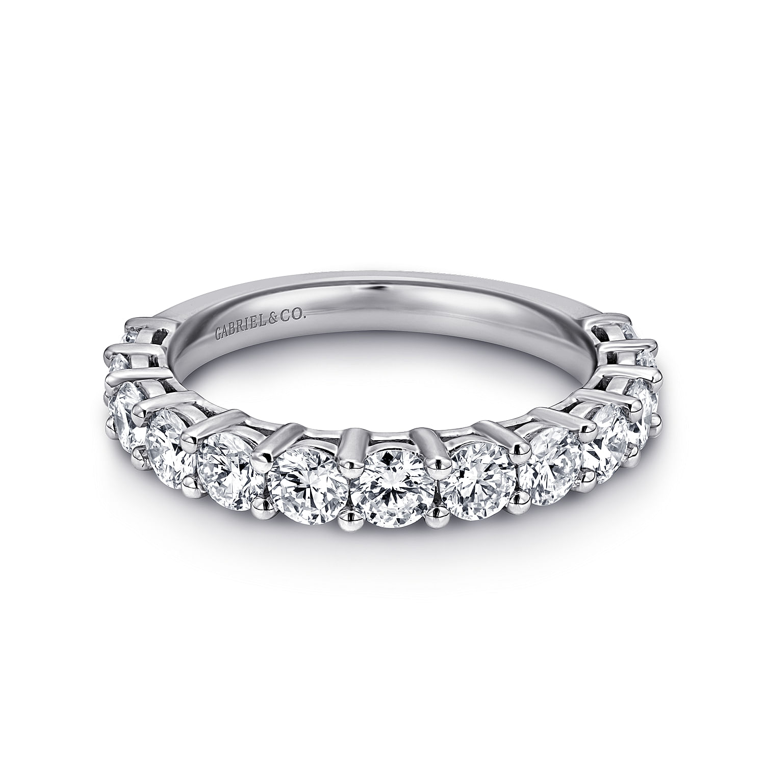 14k White Gold Diamond Straight 14k White Gold Diamond Straight