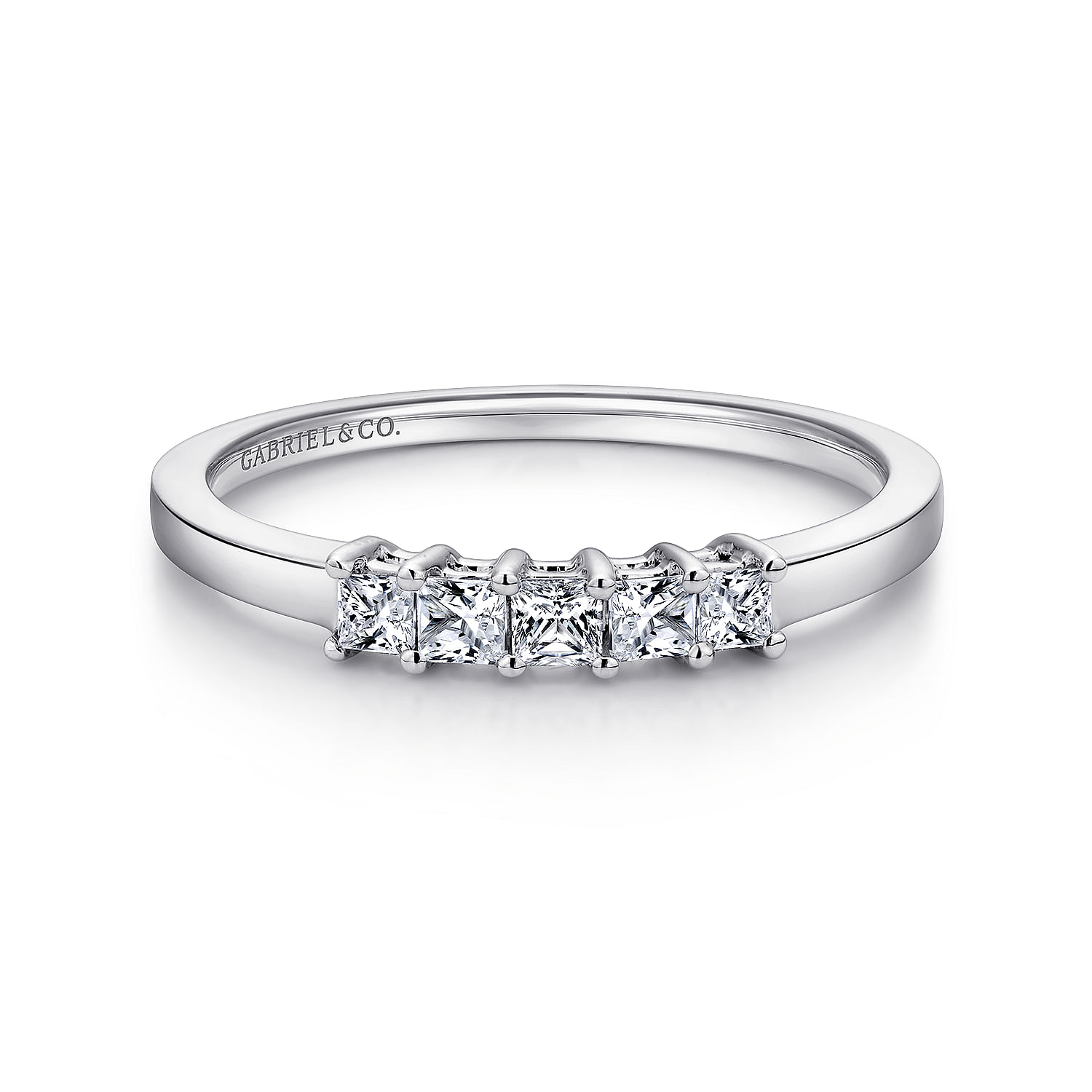 14k White Gold Diamond Straight 14k White Gold Diamond Straight